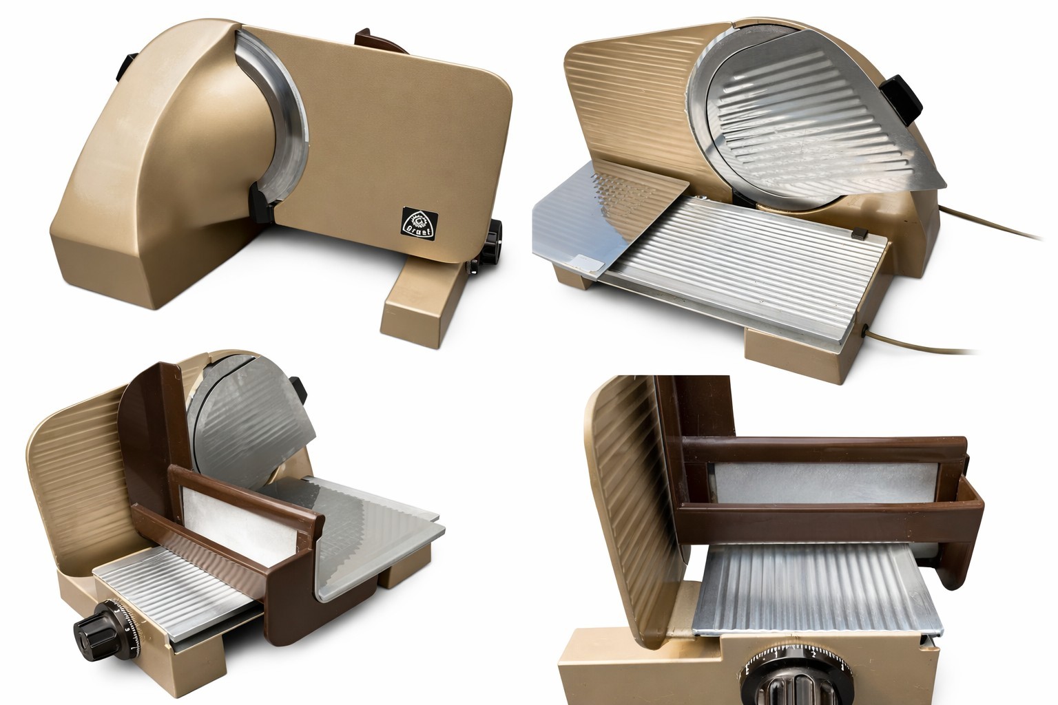 GRAEF FA176T Metal Universal Slicing Machine, Gold Color