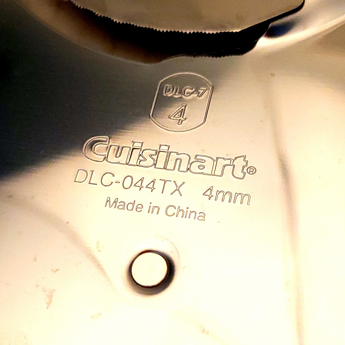 Cuisinart Custom 14 DFP-14BCN Part – Slicing Disc DLC-044TX 4mm