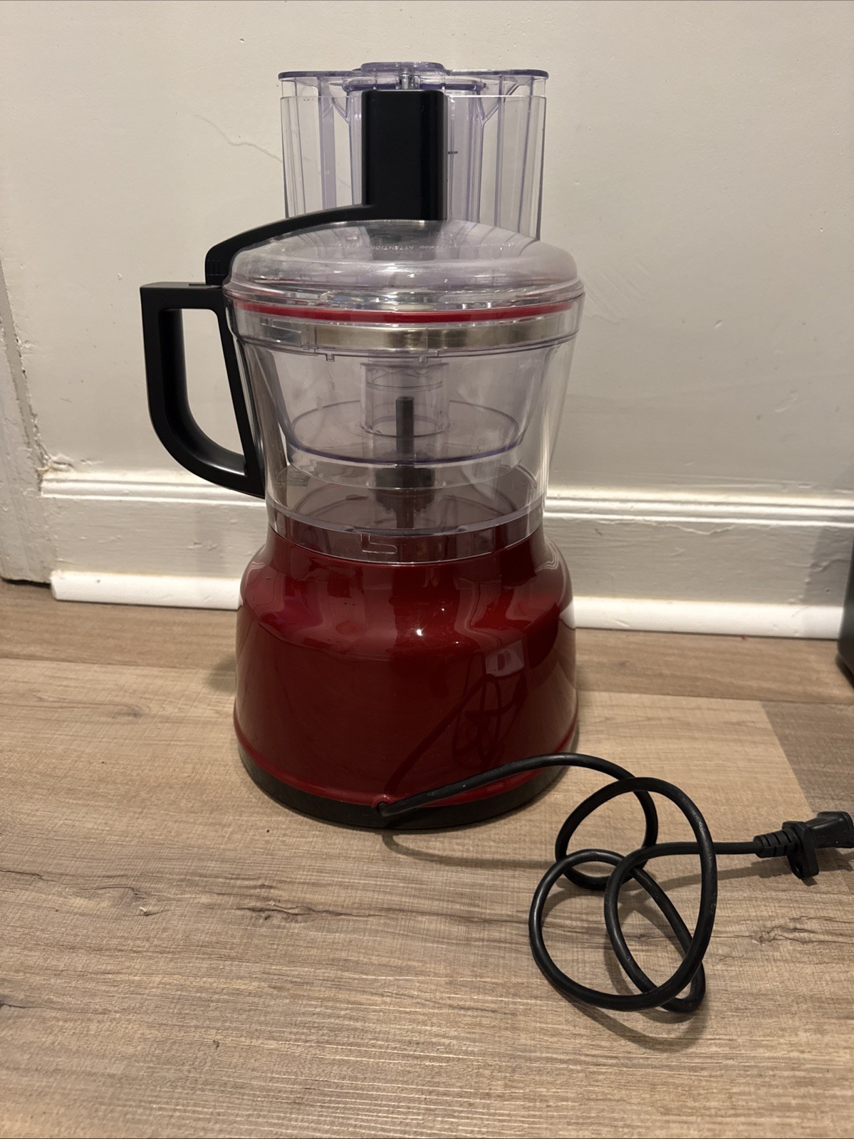 KitchenAid Household Foodprocessor KFP740QER1 Red, 9cup Tested With Attachments