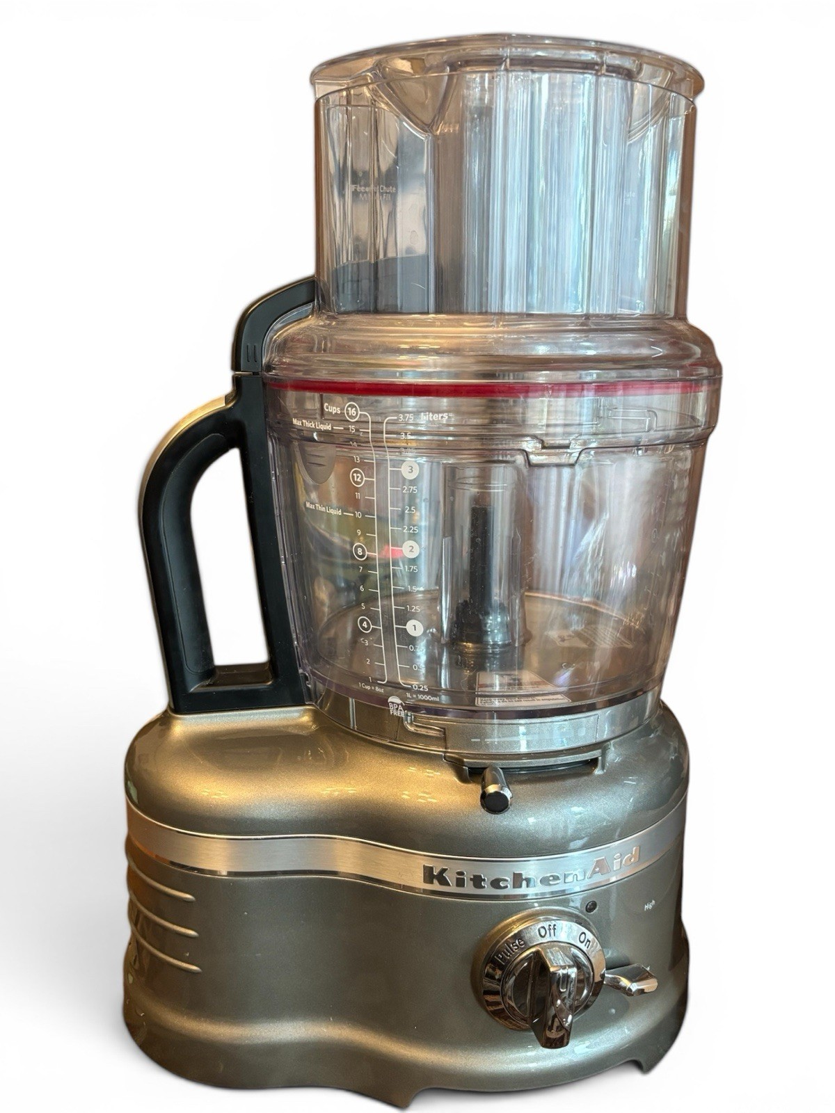 KitchenAid KFP1642MSO 16 Cup Food Processor Grey With Extras *see description*