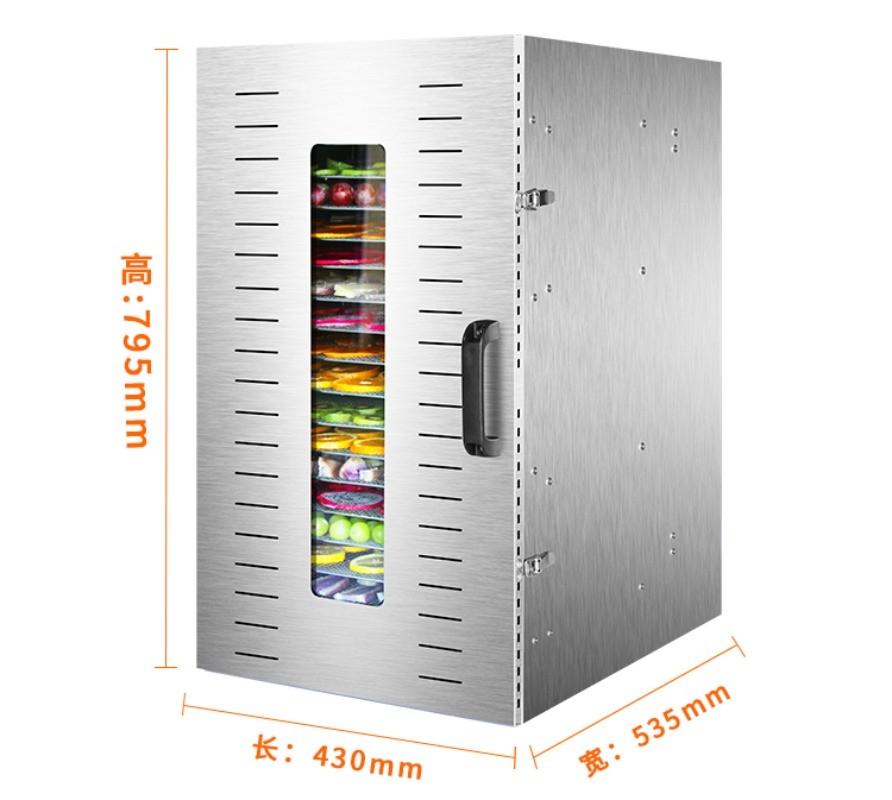 Large Food Dehydrator with 20 Trays Commercial Grade Electric Dehydrator