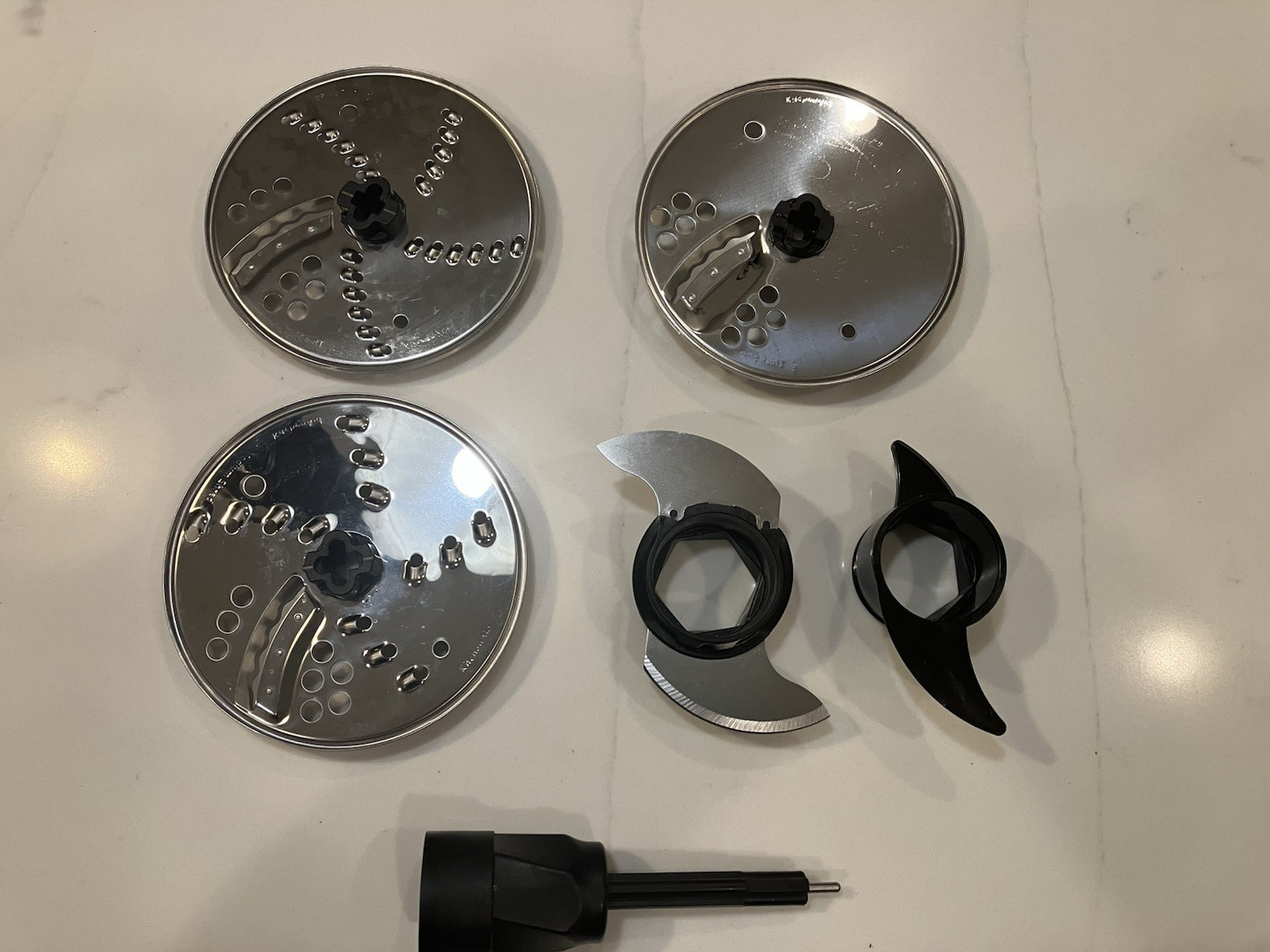 KitchenAid Food Processor Blades Thick Medium Thin Multipurpose Dough E105402