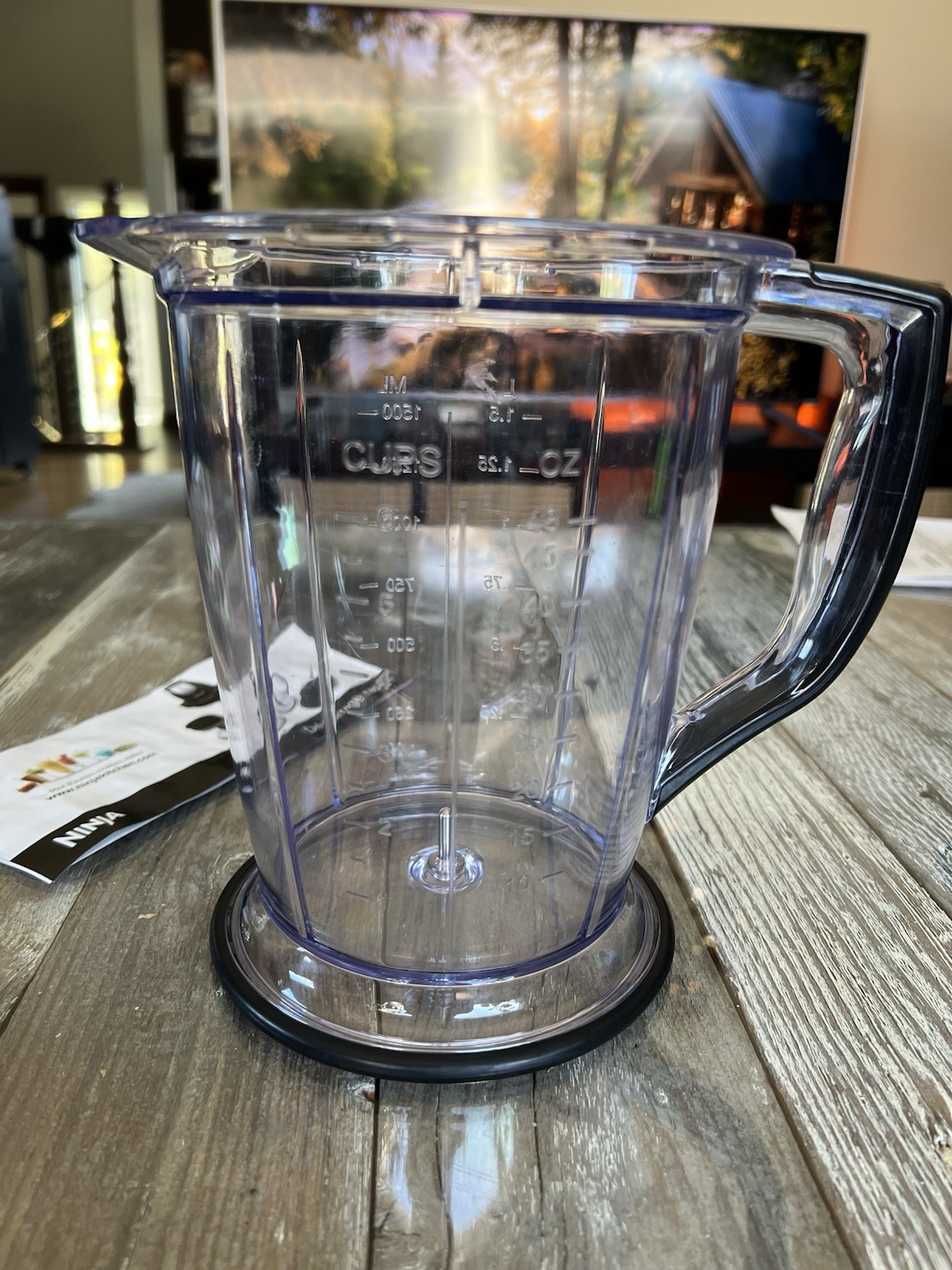 Ninja Master Prep 48 oz 6 Cup Food Processor Blender Pitcher Bowl With Lid