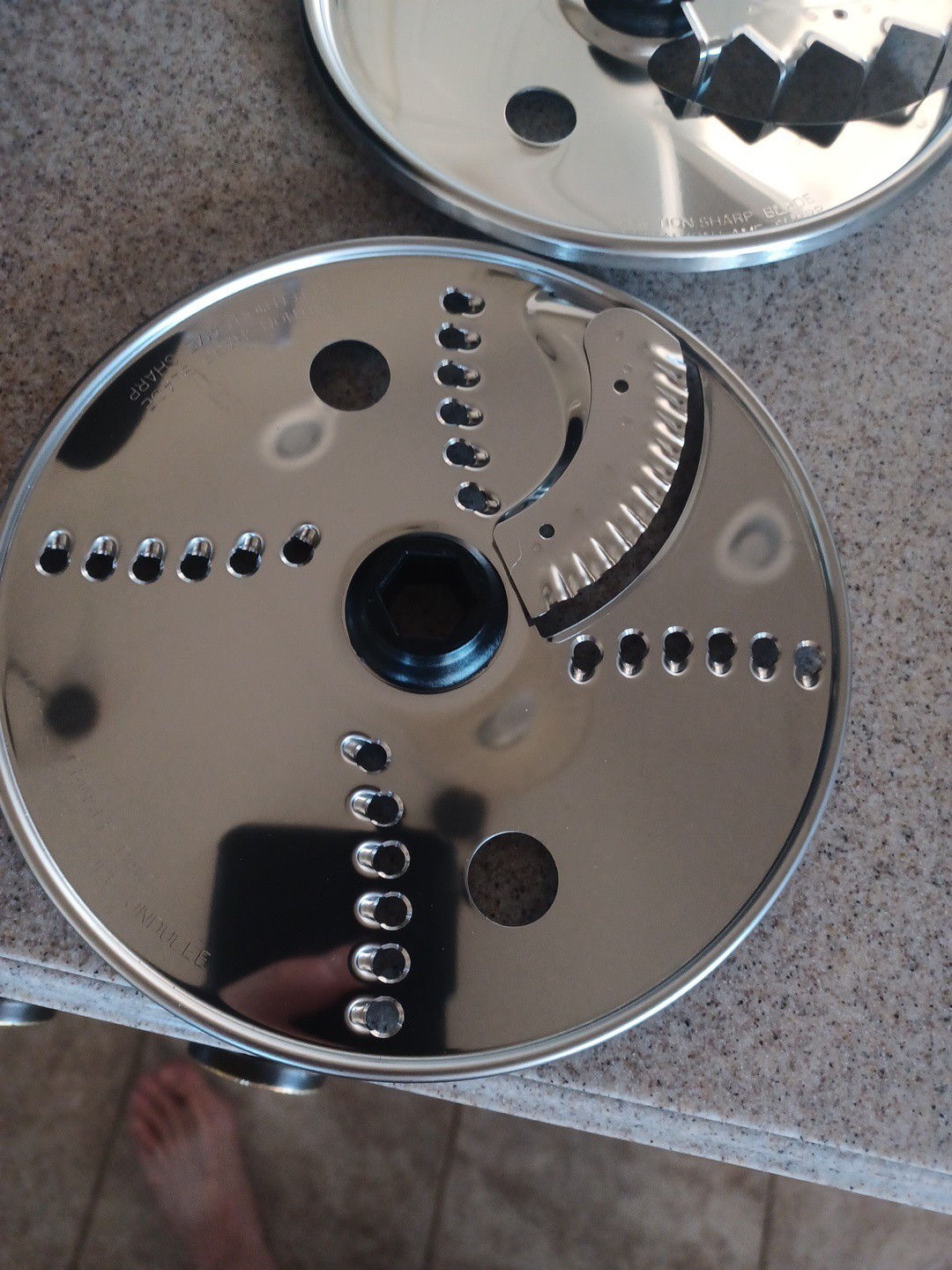 Ninja Food Processor Disc Blade Set of 4 with storage box Stainless Steel