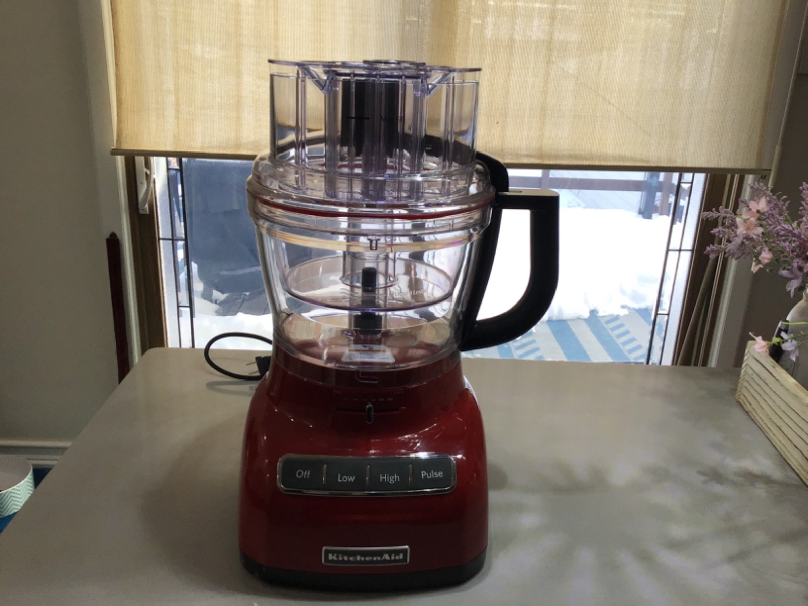 Kitchen Aid KFP133ero 13 Cup Processor Red New No Blades