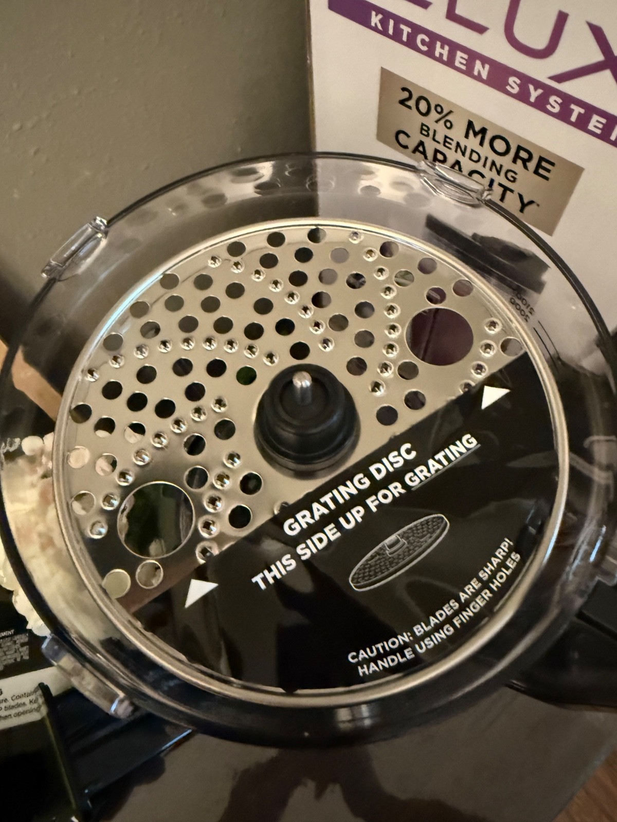 Replacement Grating Disc for 9 cup Ninja Deluxe Food Processor CO905KS