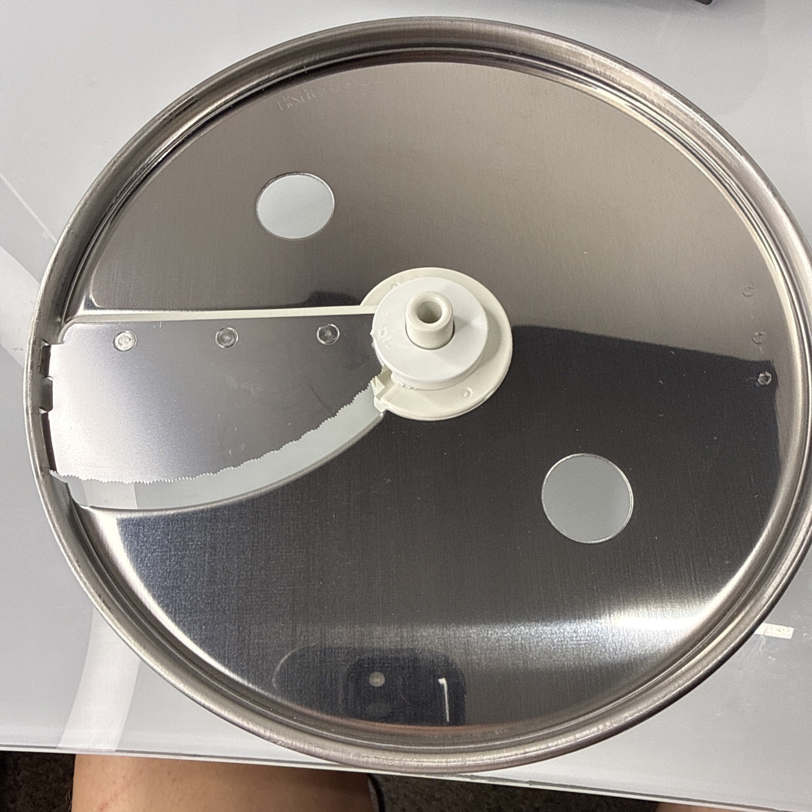 KitchenAid Food Processor Blade Disc Set (White) Hub Slicing Shredding