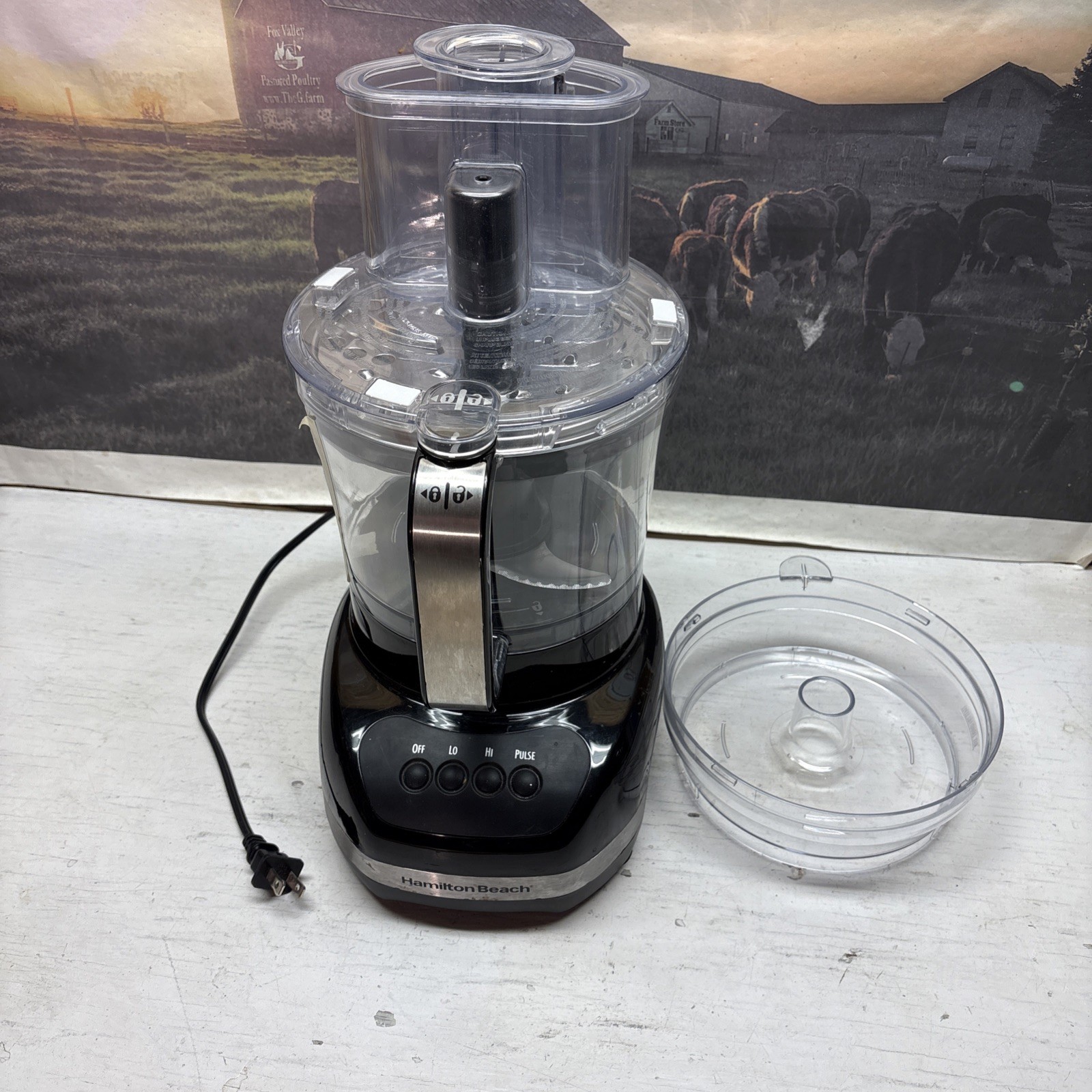 Hamilton Beach Big Mouth Duo Plus 12 Cup Food Processor Model 70580