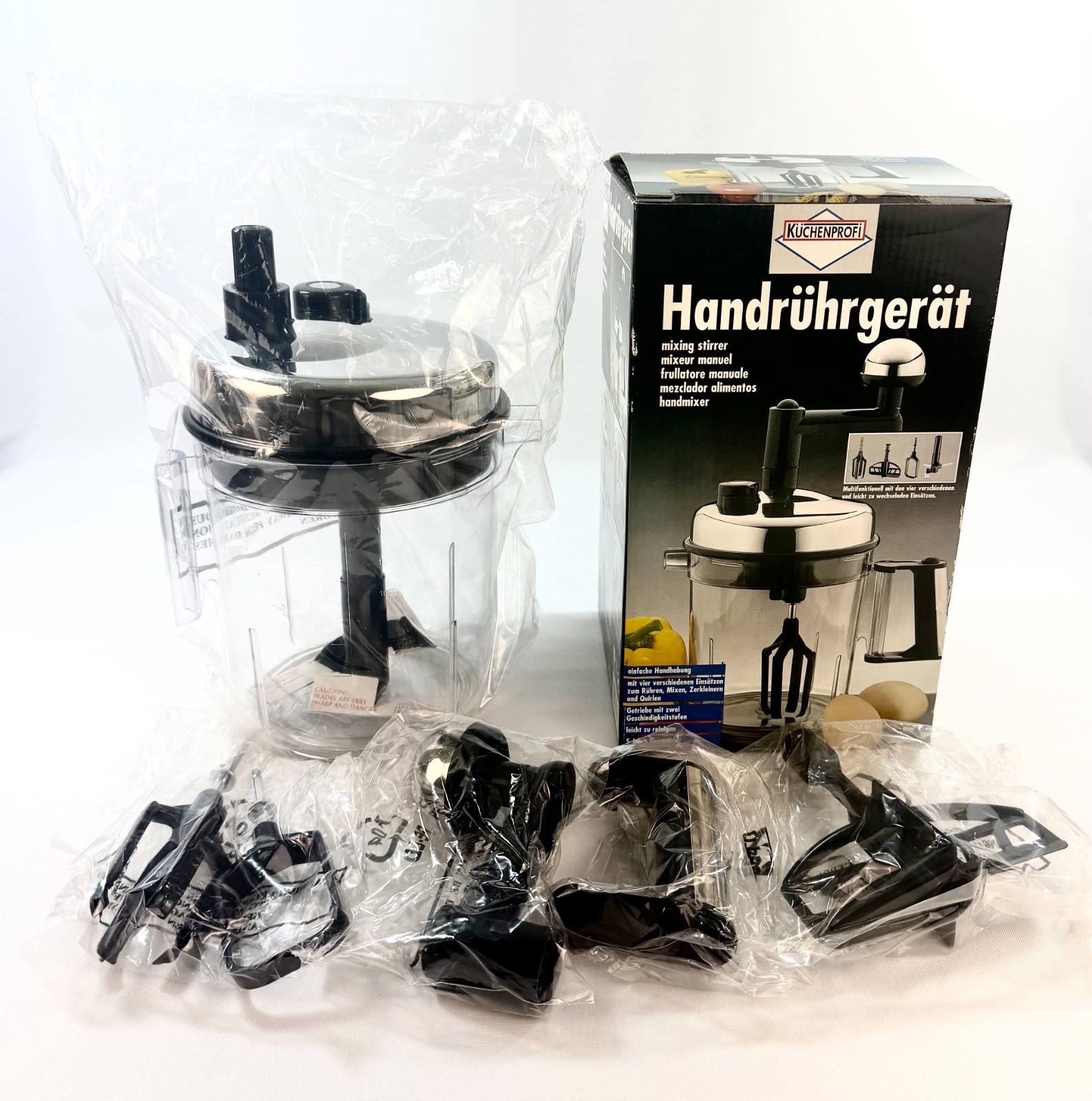 German Hand Mixer Manual Food Processor by Kuchenprofi Handruhrgerat – NEW