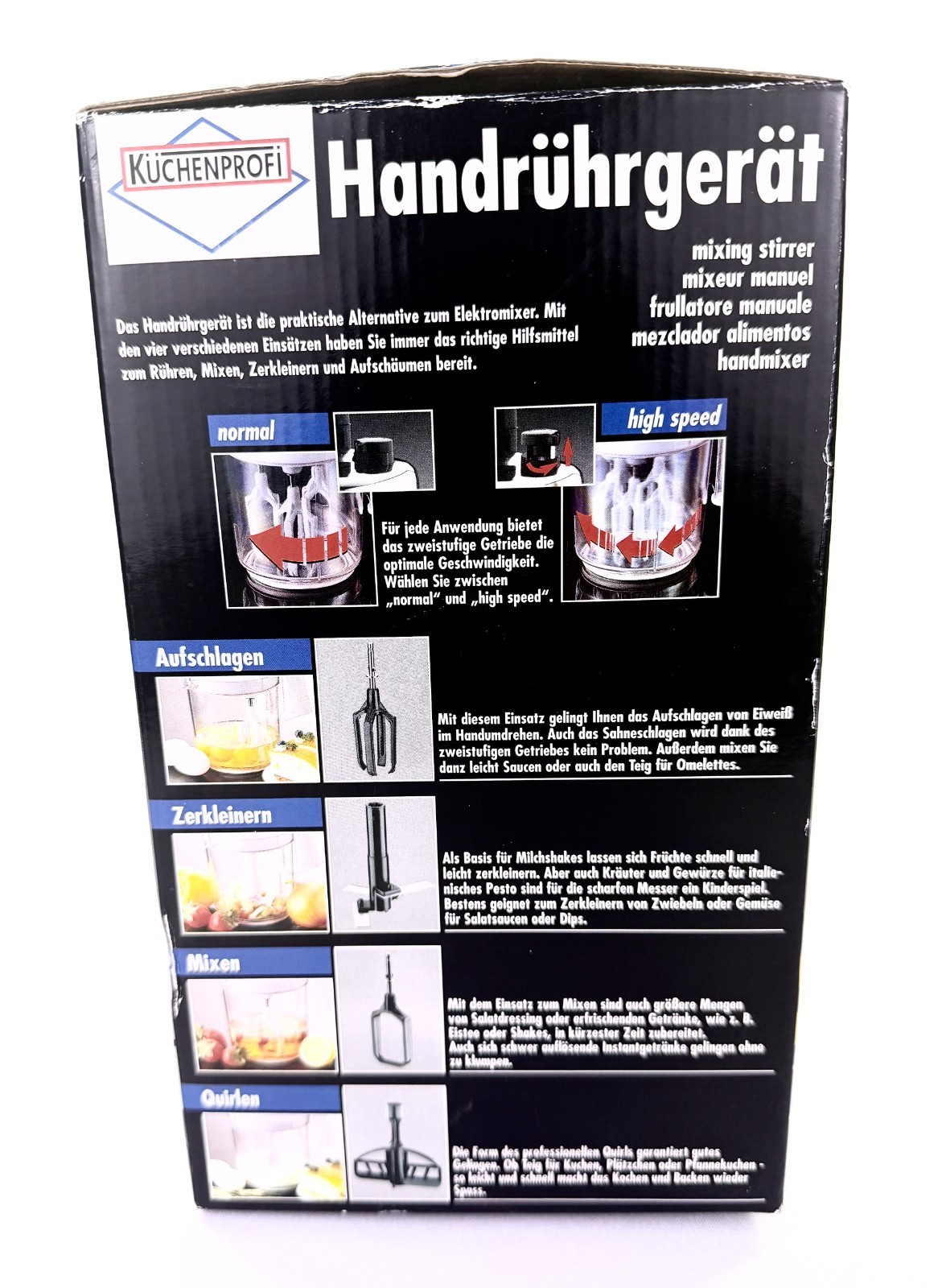 German Hand Mixer Manual Food Processor by Kuchenprofi Handruhrgerat – NEW