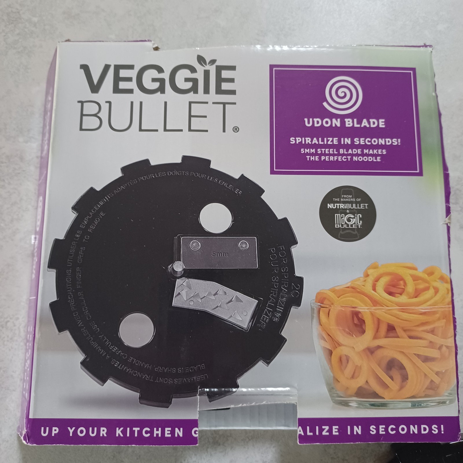 Veggie Bullet VB-101 / VB-102 Replacement Blade Set LOT Spiralizer Slicer Shred