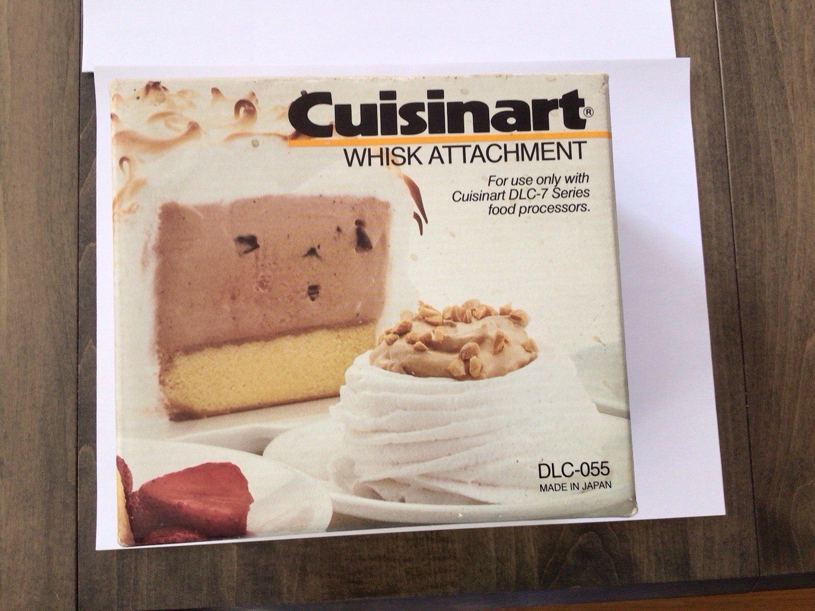 Cuisinart Whisk Attachment DLC-055 For DLC-7 Series 14 Cup Food Processors New