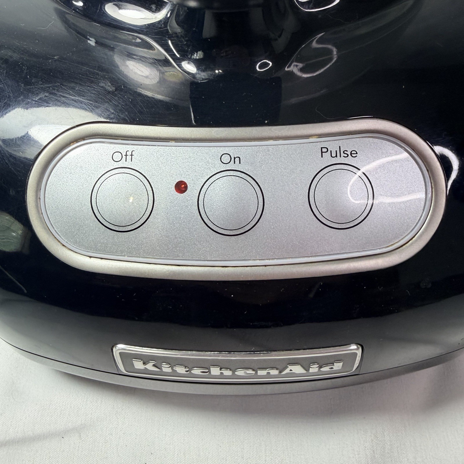 KITCHENAID 12 Cup Black Ultra Food Processor KFPW760QER1 with Accessory Set EUC