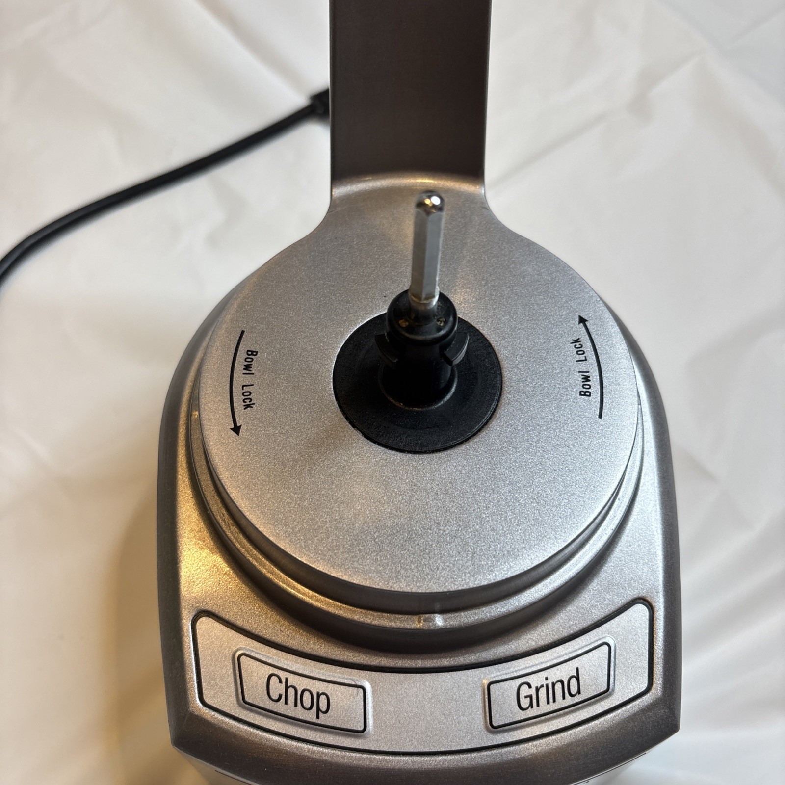 Cuisinart Mini-Prep Plus DLC-2A Food Processor Parts Lot Motor Base Lid Blade