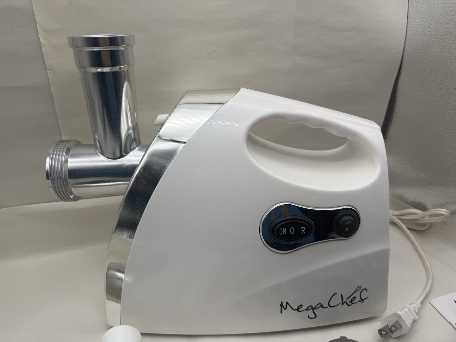Mega Chef MG650 1200 Watt 110V Powerful Automatic Meat Grinder Stainless *READ
