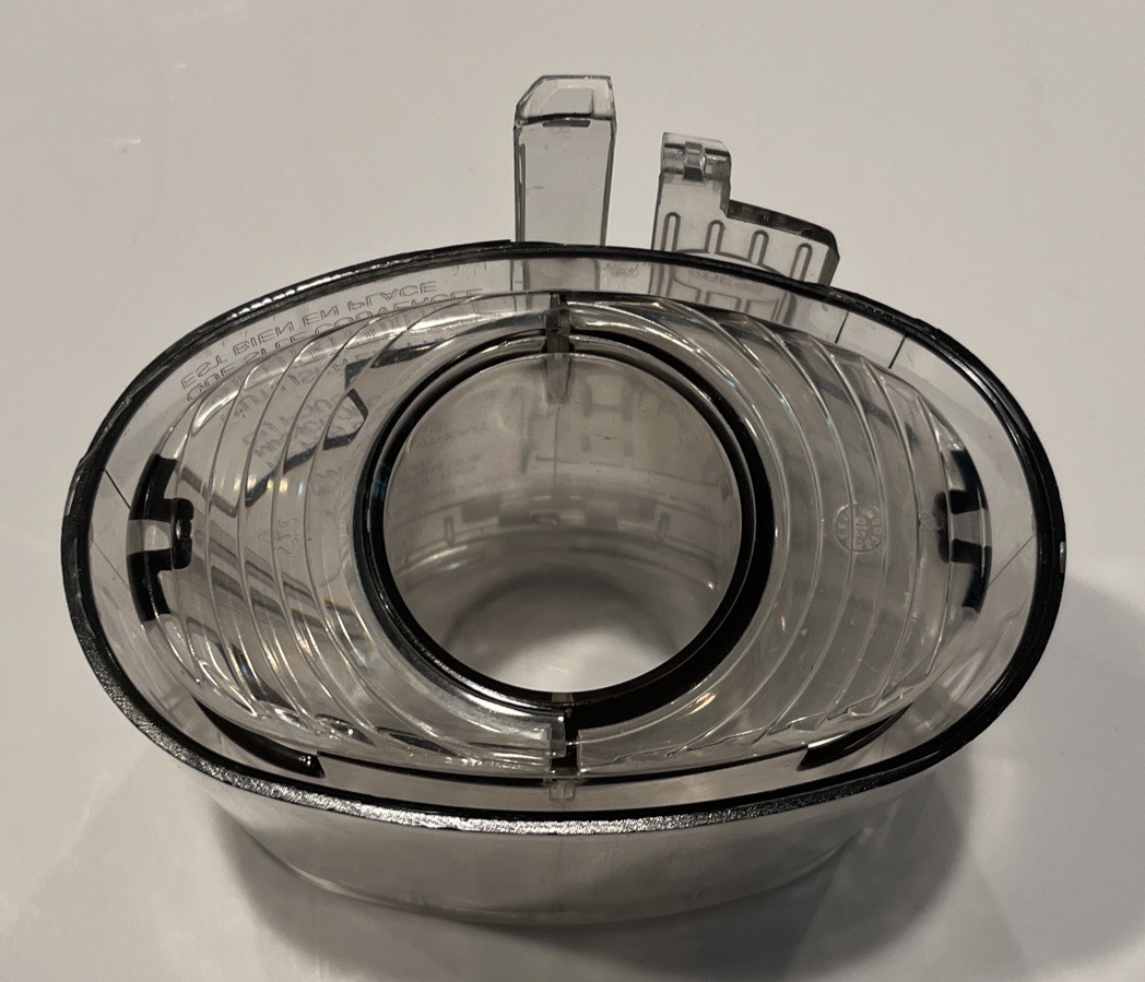Cuisinart Food Processor DLC-10 Replacement Parts: Clear Lid Chute/Sleeve Pusher