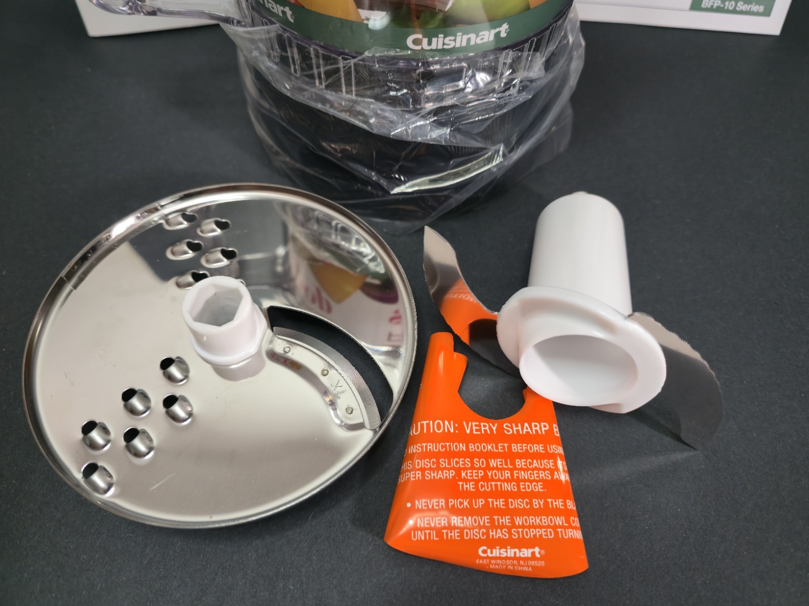 Cuisinart AFP-7 C Smart Power Duet Food Processor Base Bowl Lid & Blades New