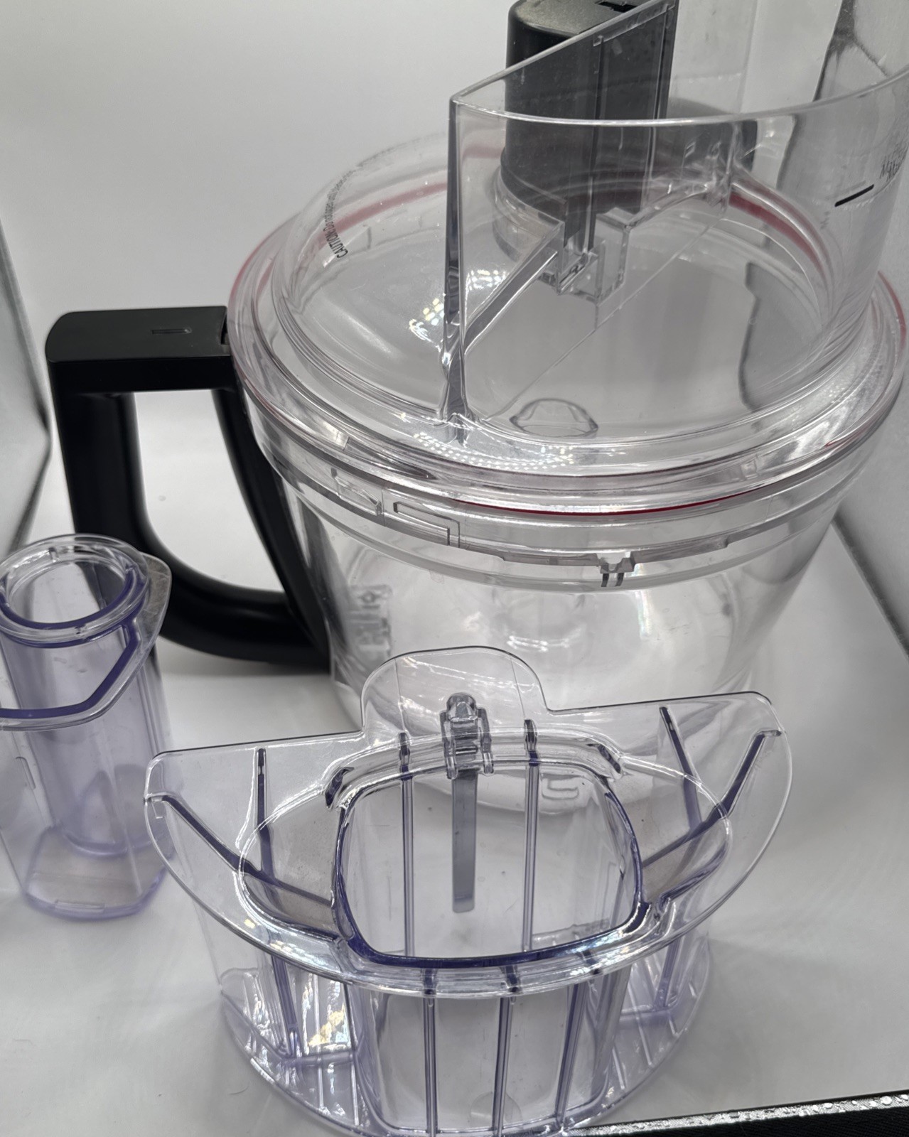 KitchenAid Food Processor 13-Cup OEM Bowl W/ Lid & Pusher & S-Blade KFP13BL
