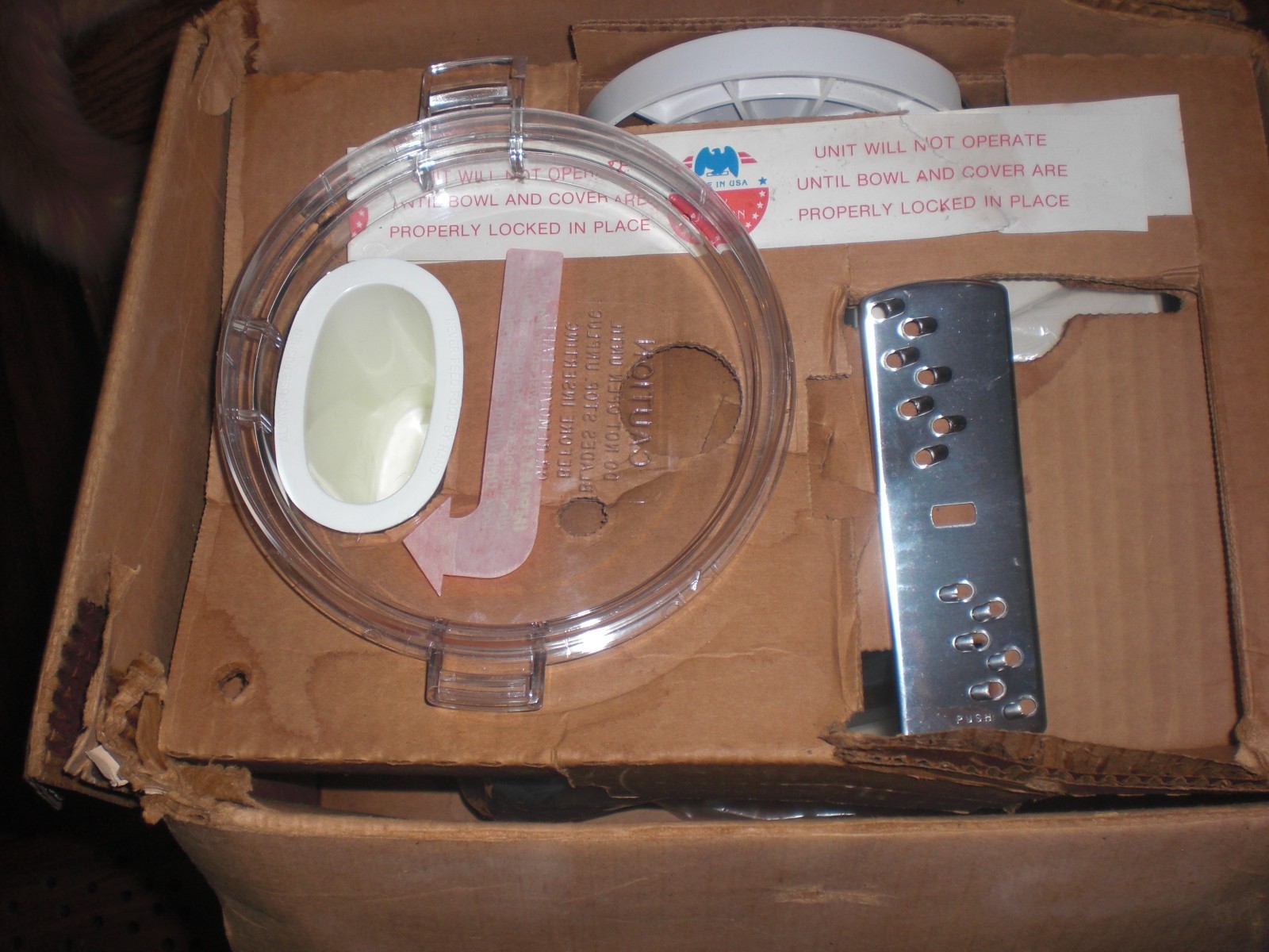 Hamilton Beach 2 Speed Food Processor Appliance Vintage Model 702AL Almond