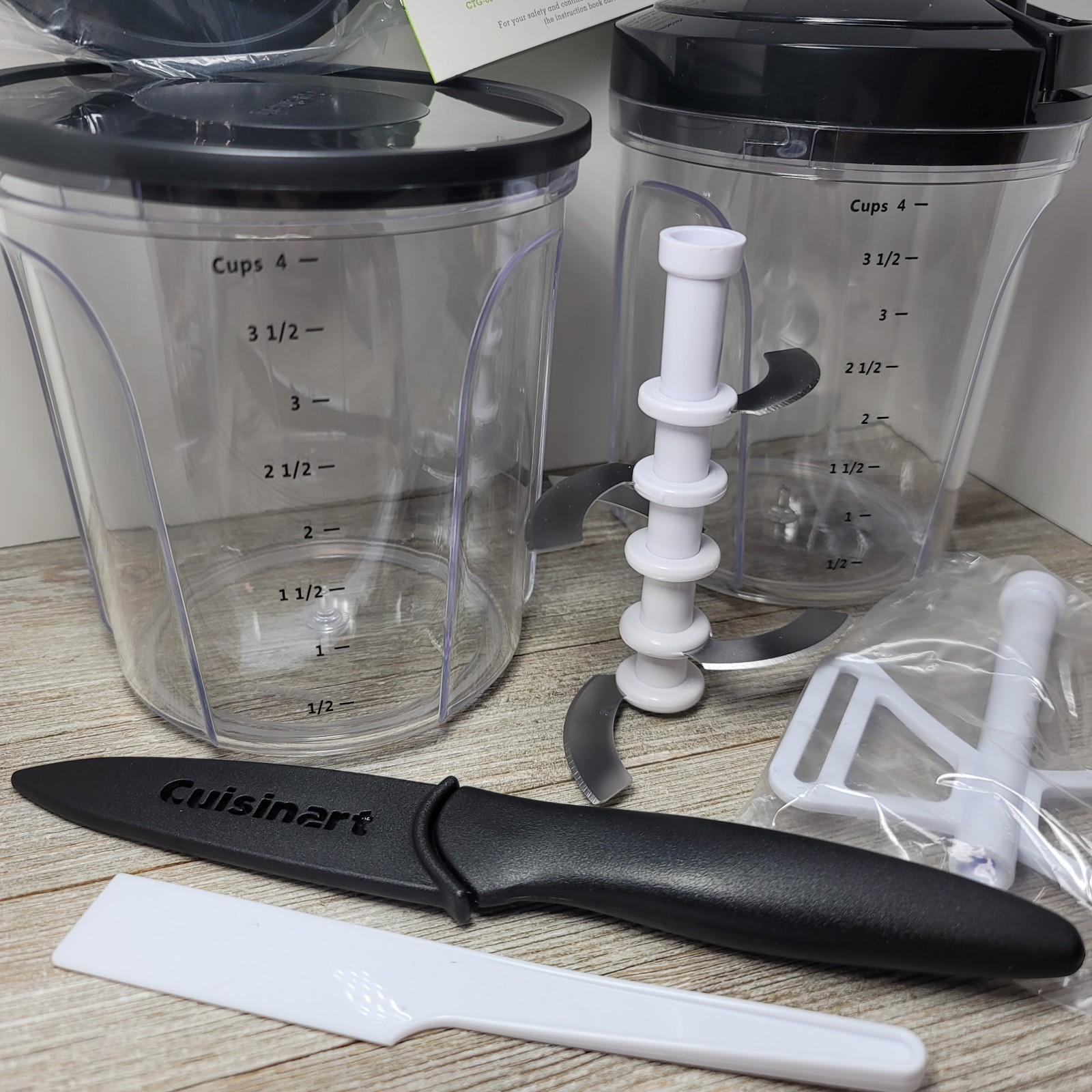 Cuisinart PrepExpress Manual Food Processor 4-Cup Capacity With Box