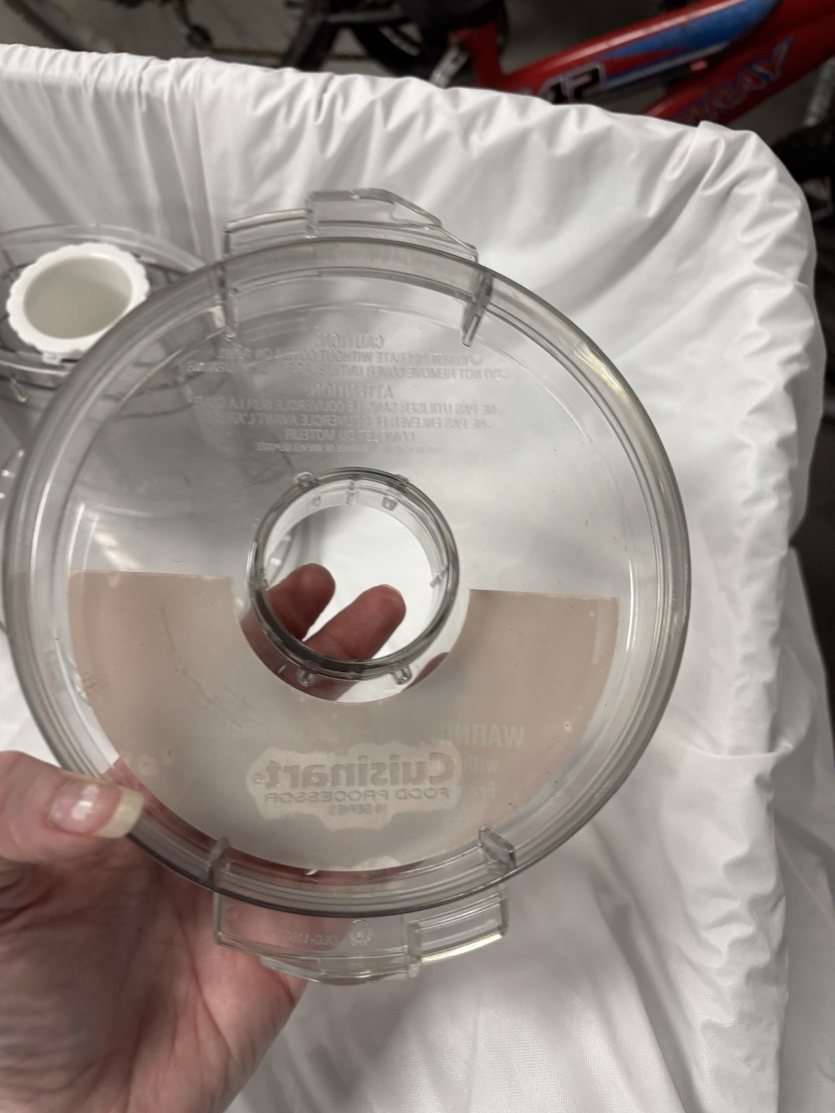 Cuisinart DLC-10 Food Processor Replacement Lid Cover Sleeve DLC-117BGTX 116 2