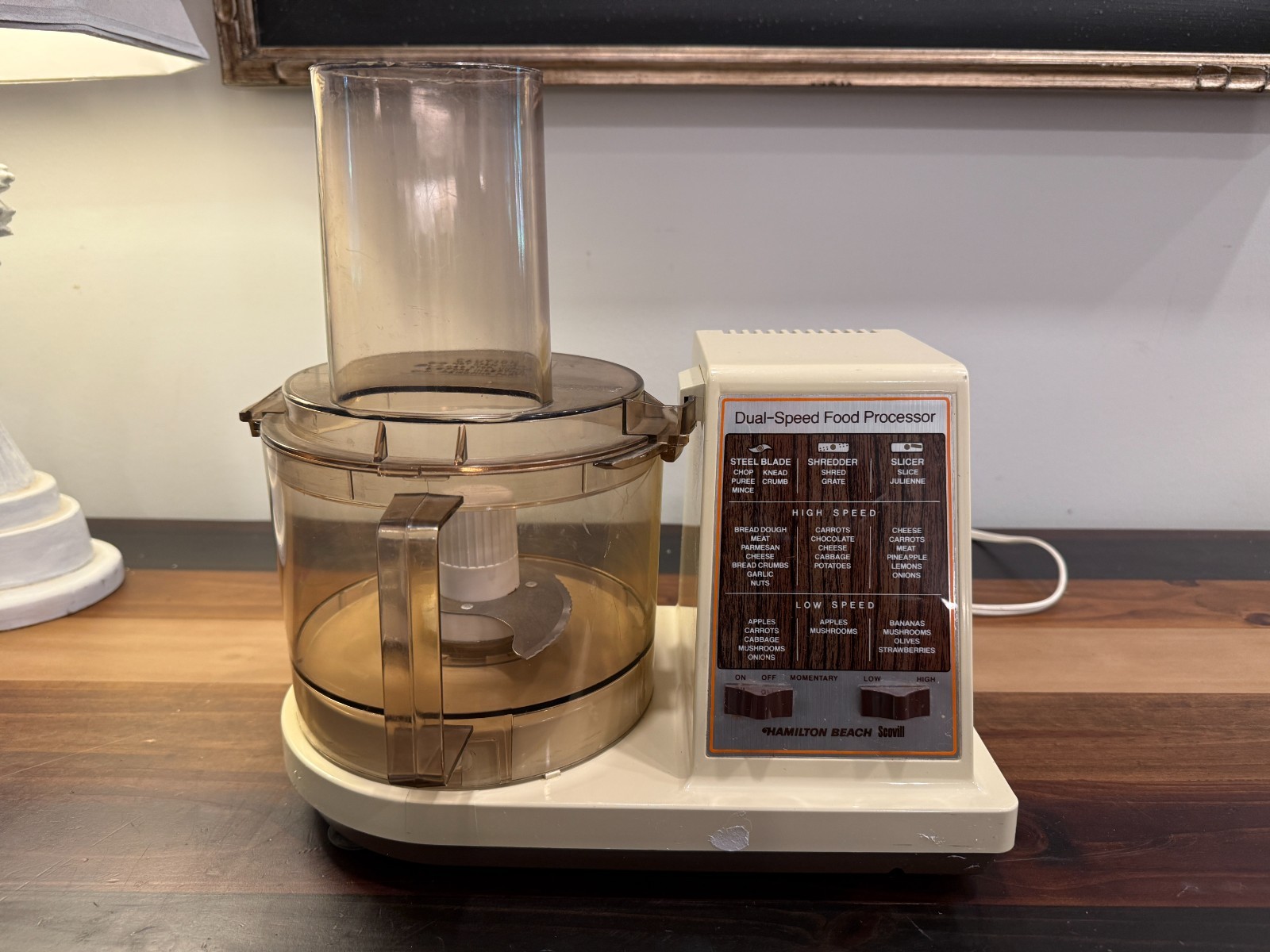 Vintage Hamilton Beach Scovill Food Processor Model 702-1 Powers On
