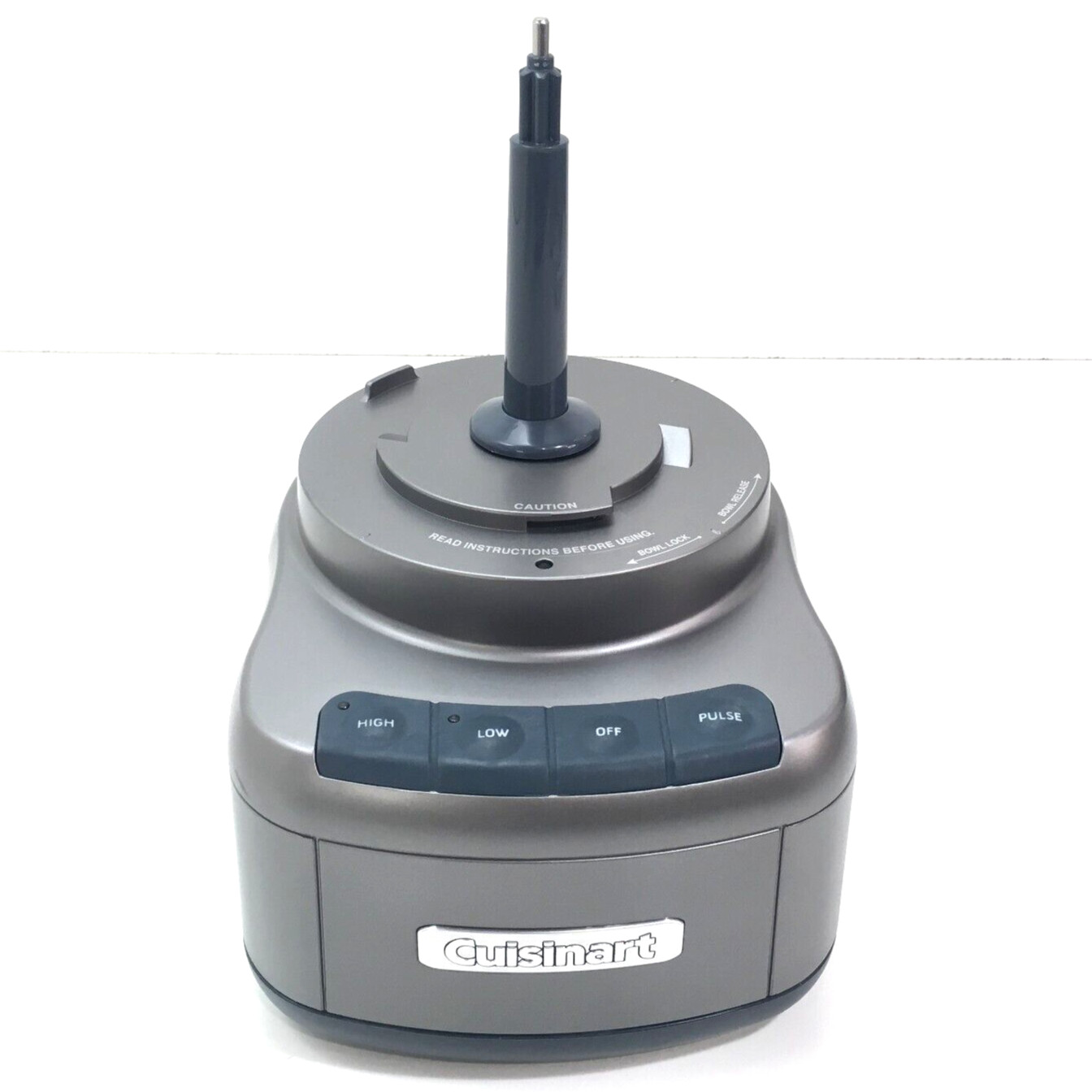 Cuisinart Food Processor FP-8 FP-8GM FP-8SV BASE w/ MOTOR OEM Gray Used