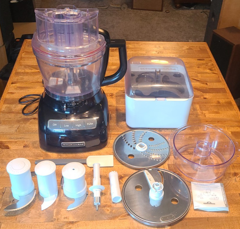 KitchenAid KFP1333 13-Cup Food Processor w/ Case of Accessories and Blades