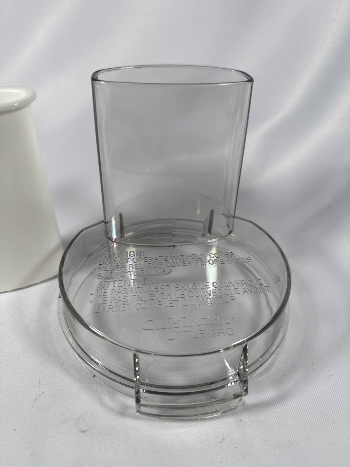 Cuisinart Handy Prep Food Processor DFP-3 Replacement Lid and Pusher DLC-504TX