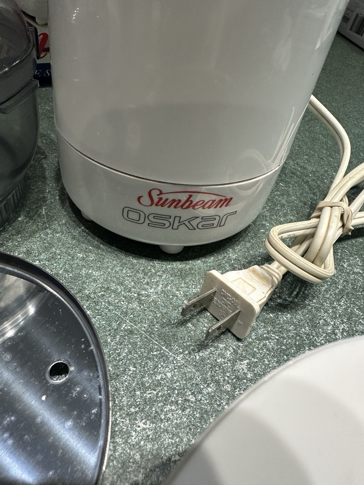 Sunbeam Oskar Model 14181 (4817 Food Processor COMPLETE & TESTED -Similar 14081