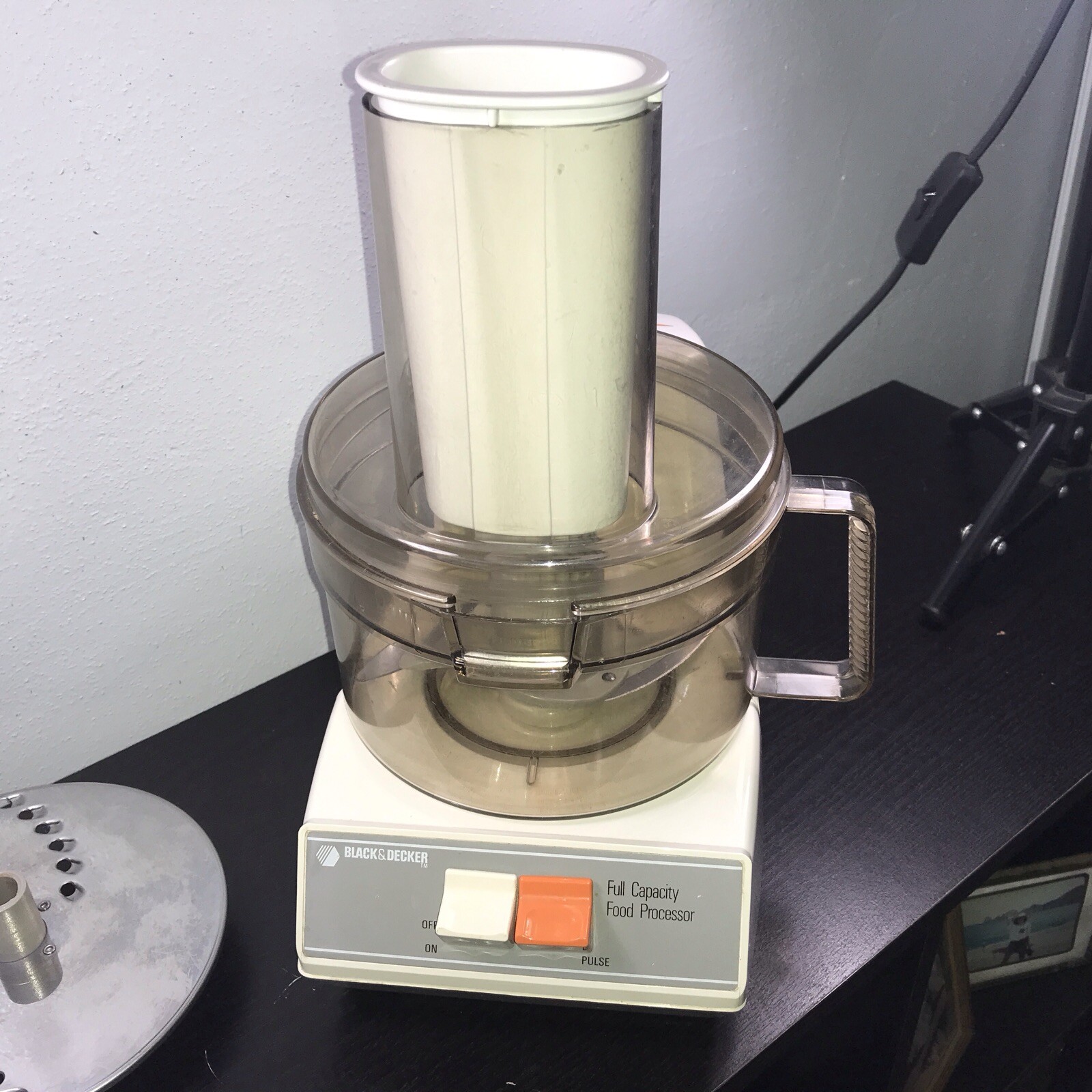 Vtg Black & Decker Food Processor D1FP1D Full Capacity 1986 USA Tested Clean