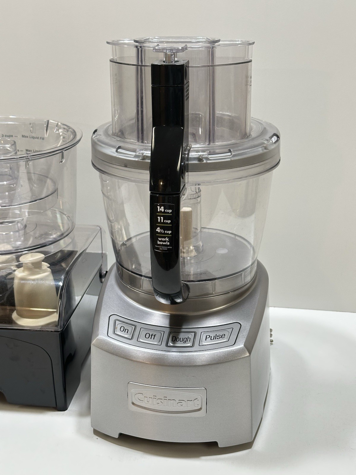 Cuisinart 14 Cup Food Processor FP-14DC Stainless w/ Attachments Tested