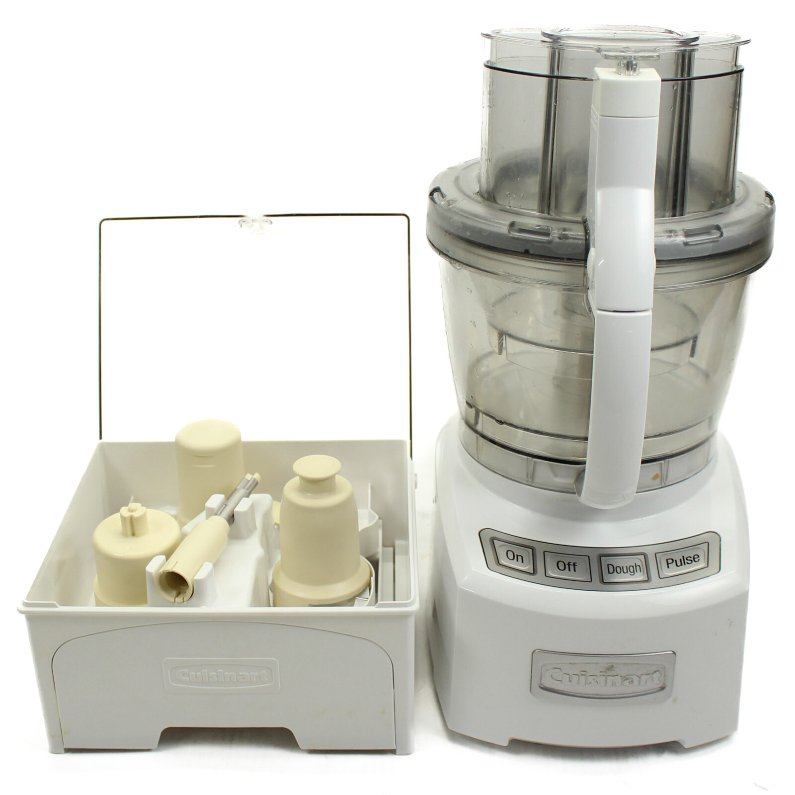 Cuisinart Food Processor and Chopper FP-14 with Accessory Case All White