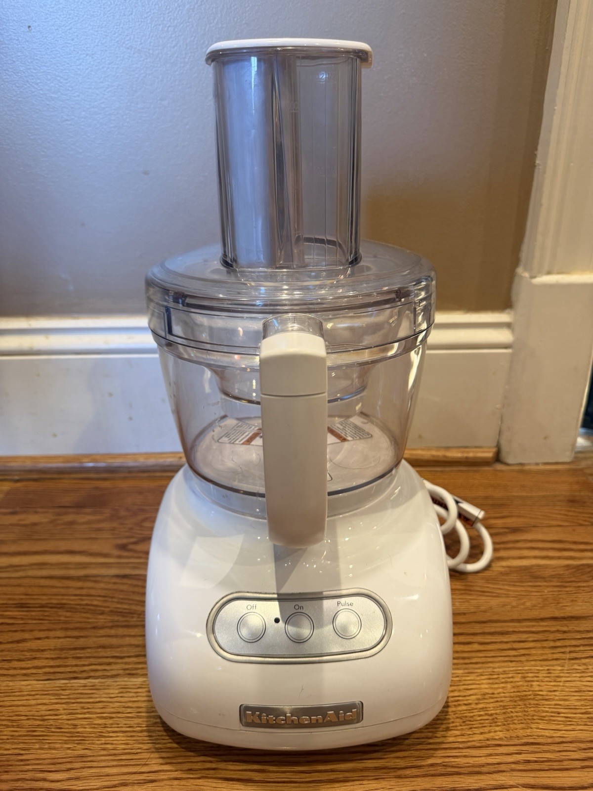 Kitchenaid Food Processor KFP750WH1 White With Accessory Kit White 120V AC 60HZ
