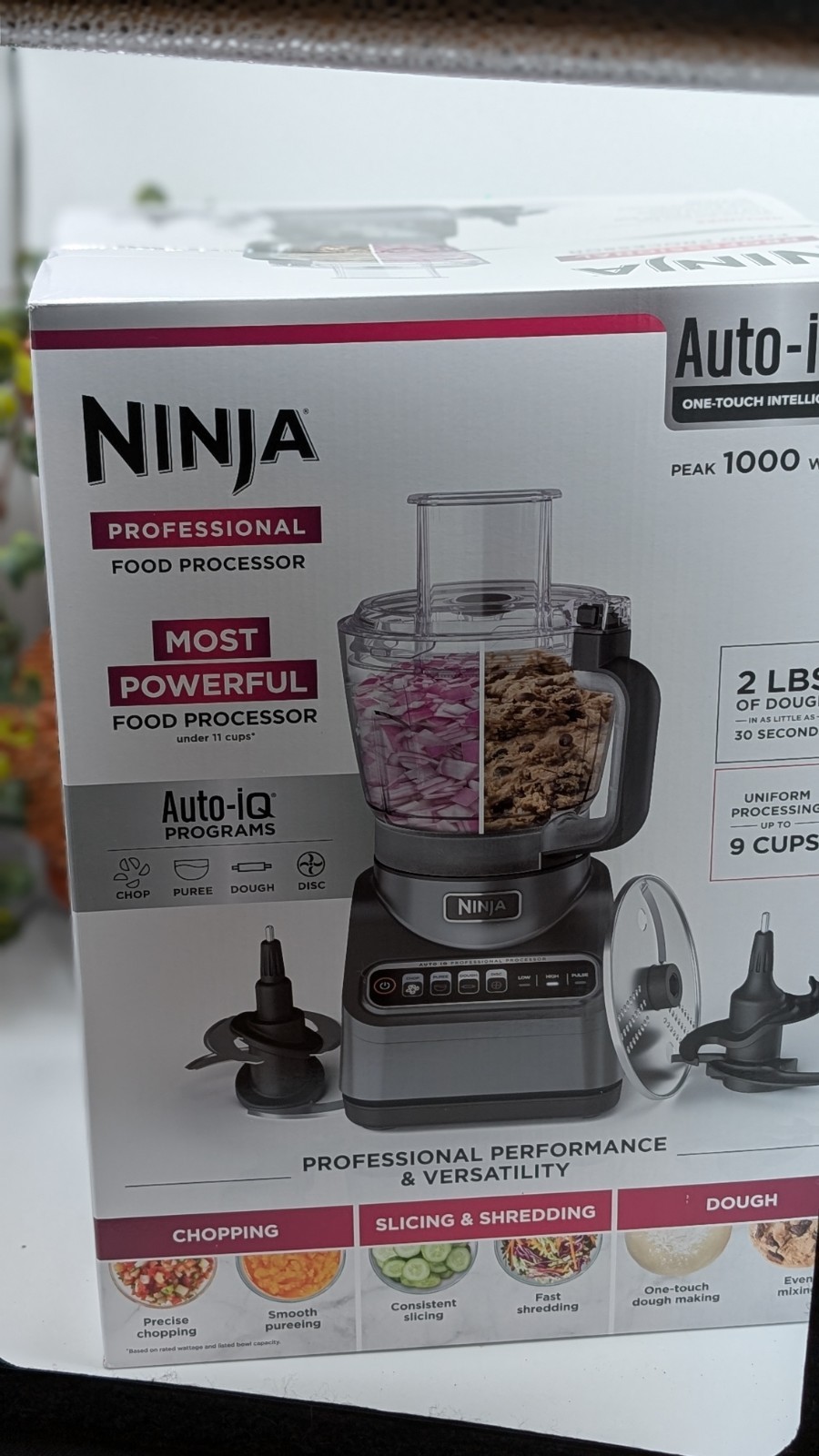 Ninja Professional 9-Cup Food Processor | 1000W Auto-iQ | NEW in Box