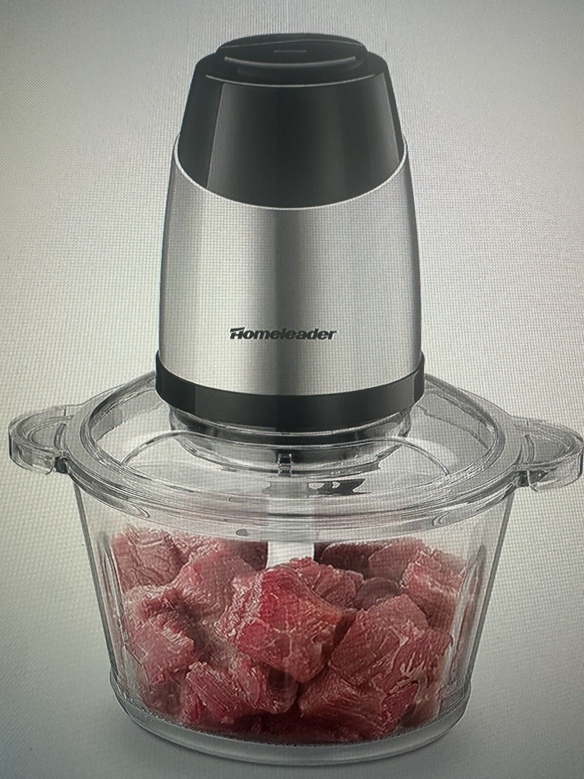 Electric Food Chopper, 8-Cup Food Processor by Homeleader, 2L New/Open Box 300W