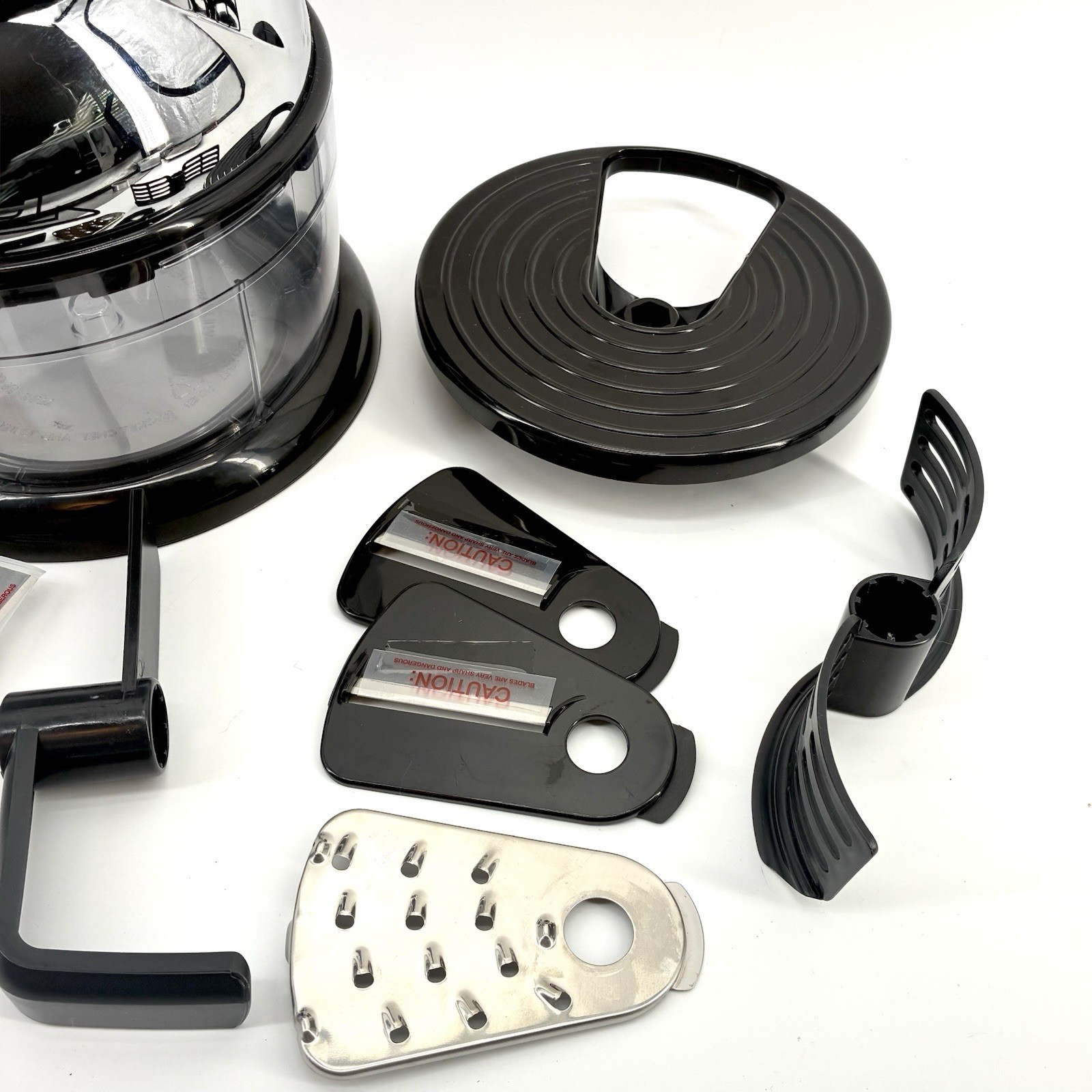 Culinare Rocket Chef 2 Speed Manual Food Processor Complete w Attachments