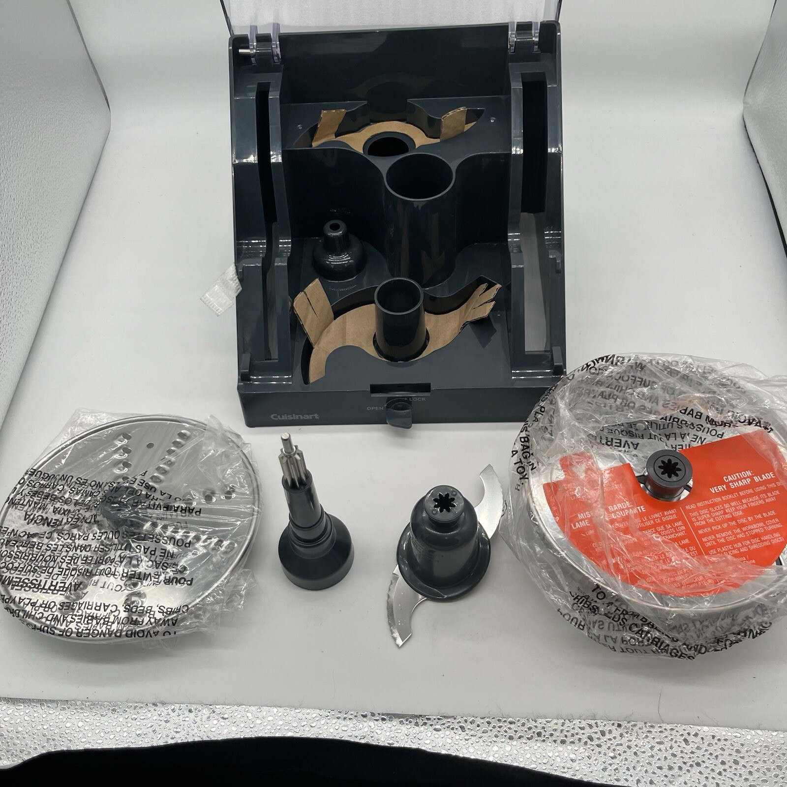 Cuisinart Food Processor Blades and Accessories in Storage Case FP-11/13SC Read