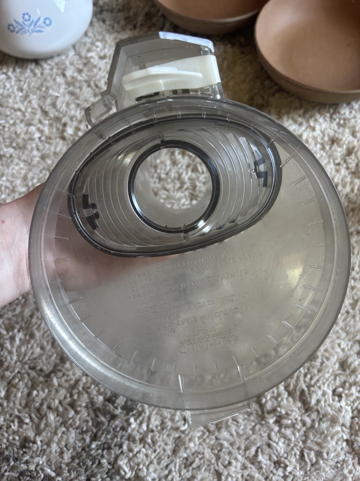 Cuisinart Food Processor Lid and Large Feed Tube Assembly for DLC-10 Series
