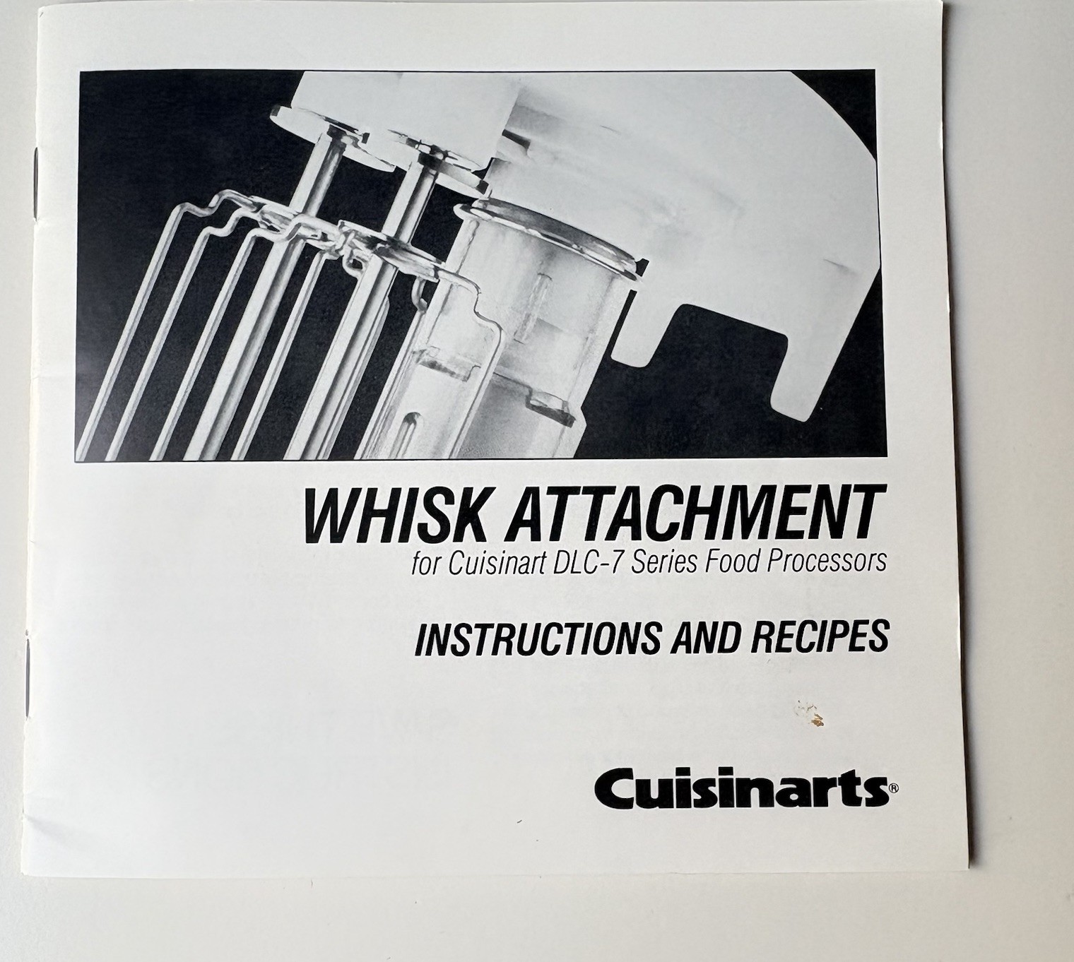Cuisinart Whisk Attachment DLC-055 For DLC-7 Series Food Processors Made Japan