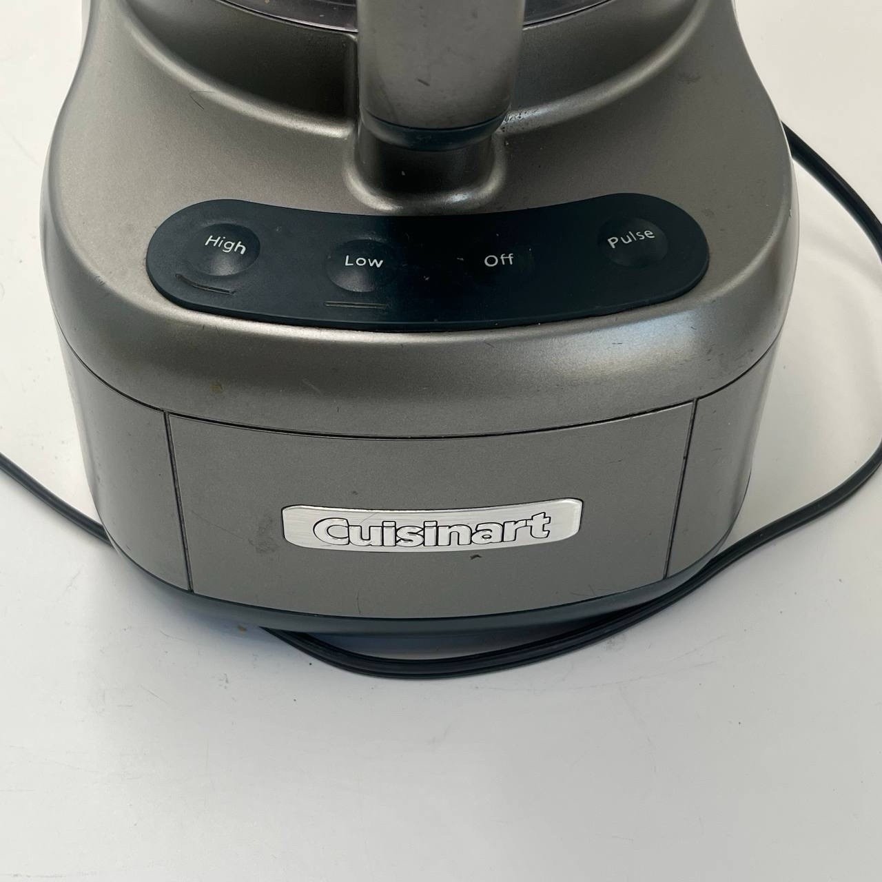 Cuisinart 9 Cup Food Processor Gray w/ Bowl Lid Blade Tested Working