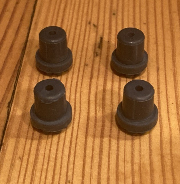 Cuisinart Elemental 4 Cup Chopper Grinder ECH-4 Part, Base Rubber Foot Pad Set 4