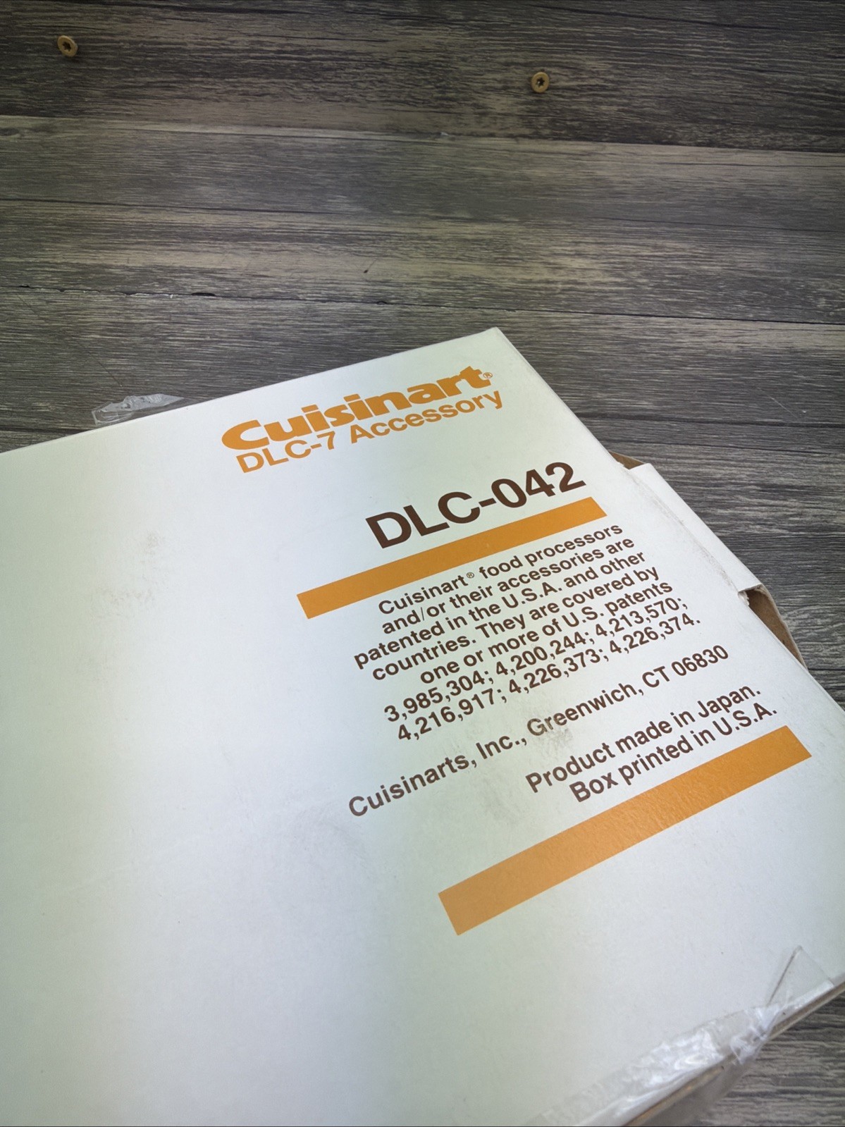 Cuisinart DLC-7 Series Thin Slicing 2mm Disc Blade DLC-042 NEW