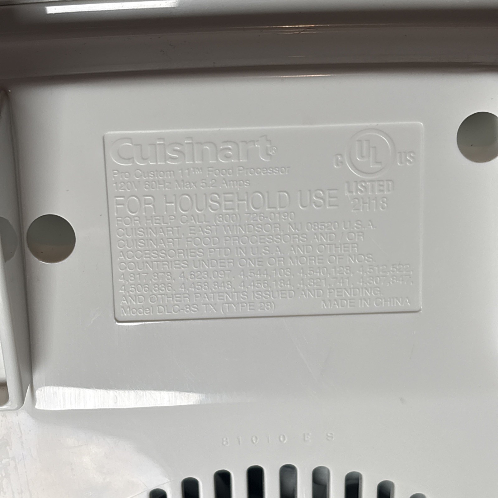 Cuisinart Pro Custom 11 Food Processor DLC-8S White Lot w/ Accessories – Works