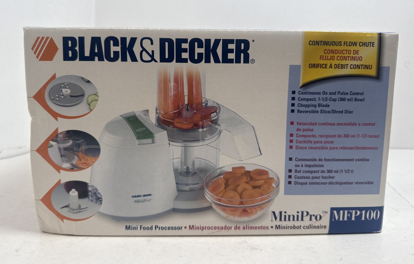 Vintage Black & Decker MFP100 MiniPro Mini Food Processor