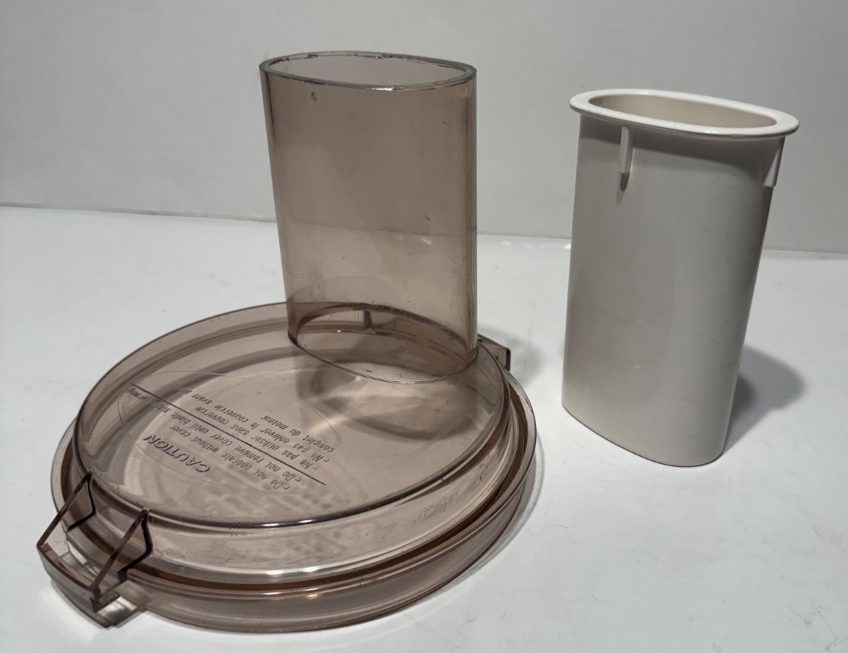 Cuisinart Food Processor Model CFP-9A Bowl Lid and Pusher