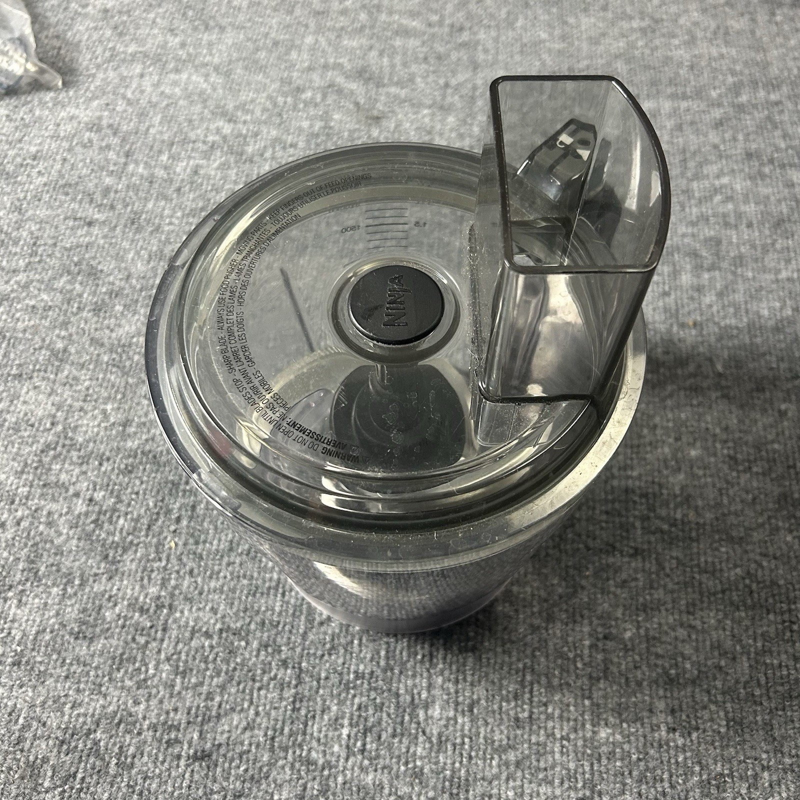 Ninja 9-Cup Food Processor Pitcher Bowl Blade BN601 OEM Replacement No Pusher