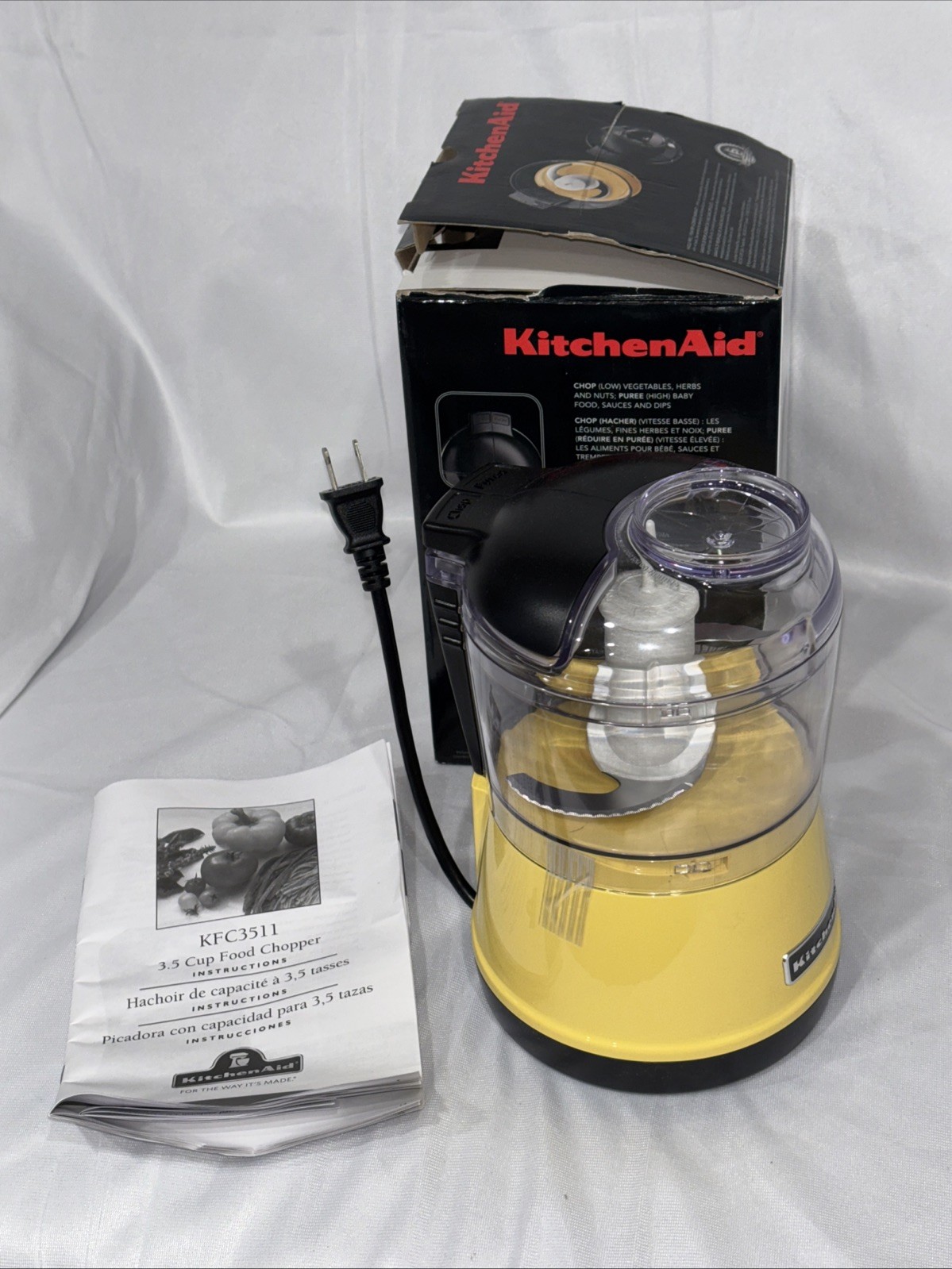 KitchenAid MAJESTIC YELLOW new 3.5-Cup Food Chopper – KFC3511MY