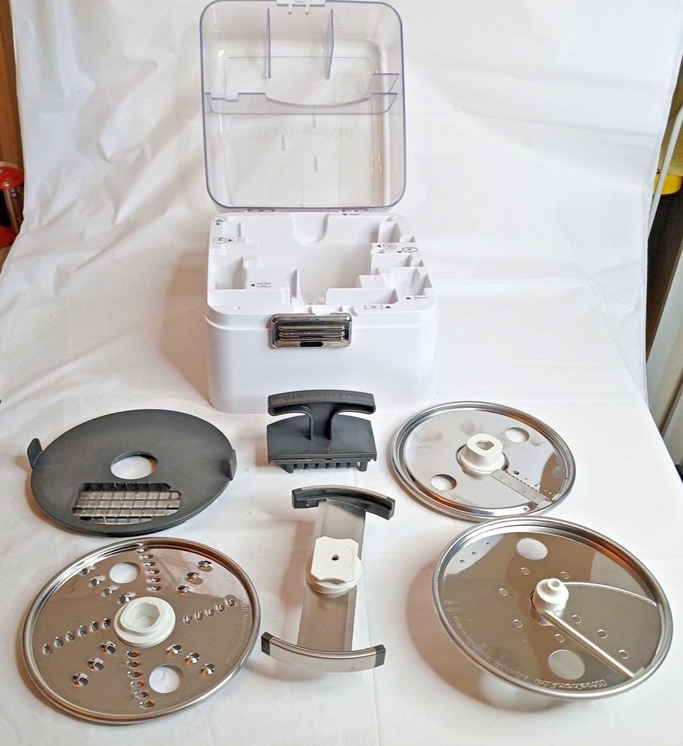 KitchenAid Food Processor Attachment For Stand Mixer w/Accessories Case KSM2FPA
