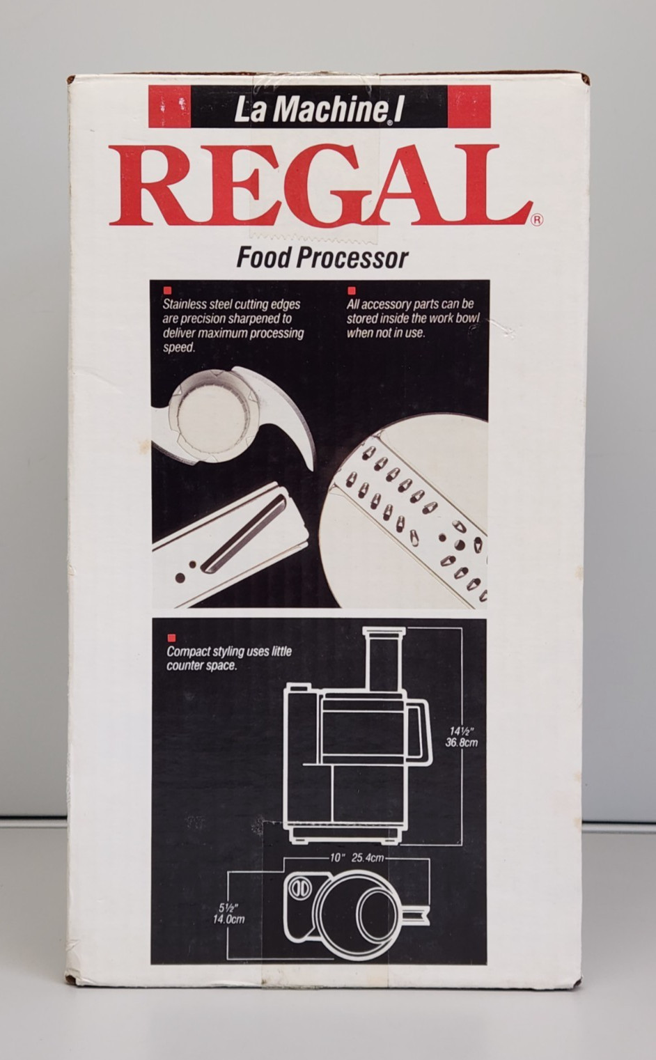 Vintage Regal La Machine 1 Food Processor No. V813, NEW Factory Sealed